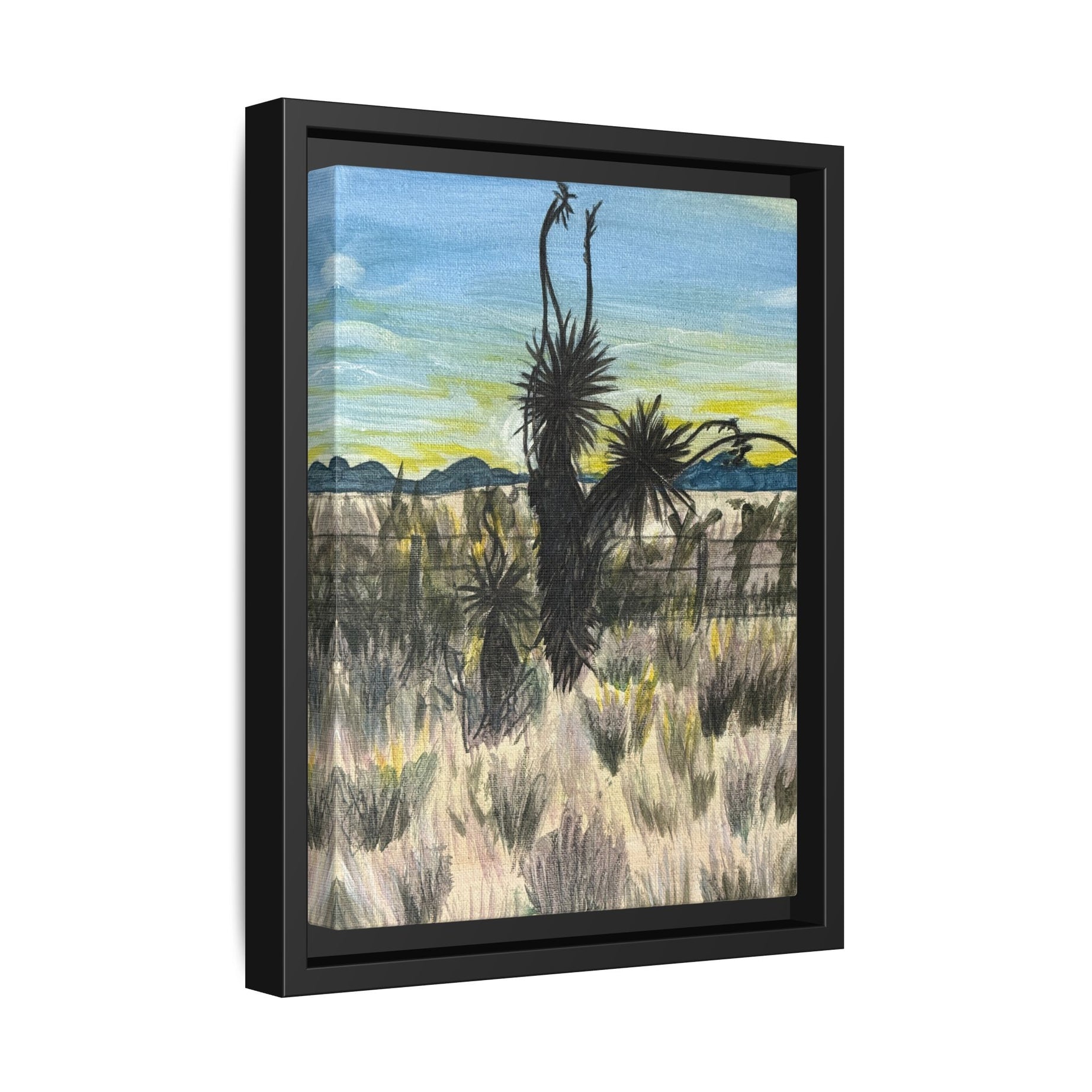 Duncan, Arizona - Day 83 - Pushing The Art Framed Canvas