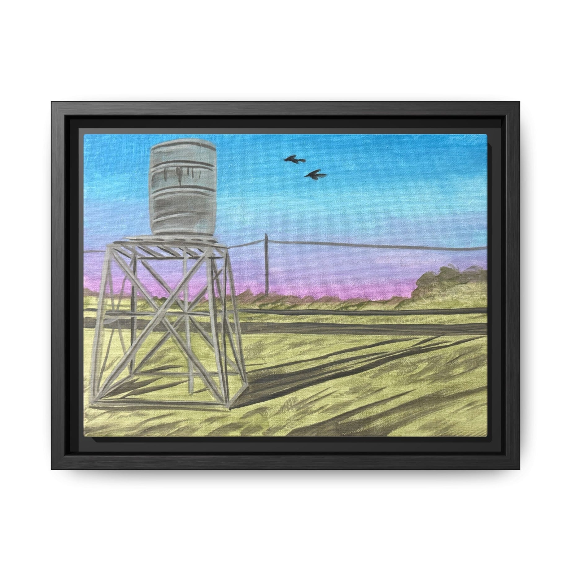 Seminole, Texas - Day 65 - Pushing The Art Framed Canvas