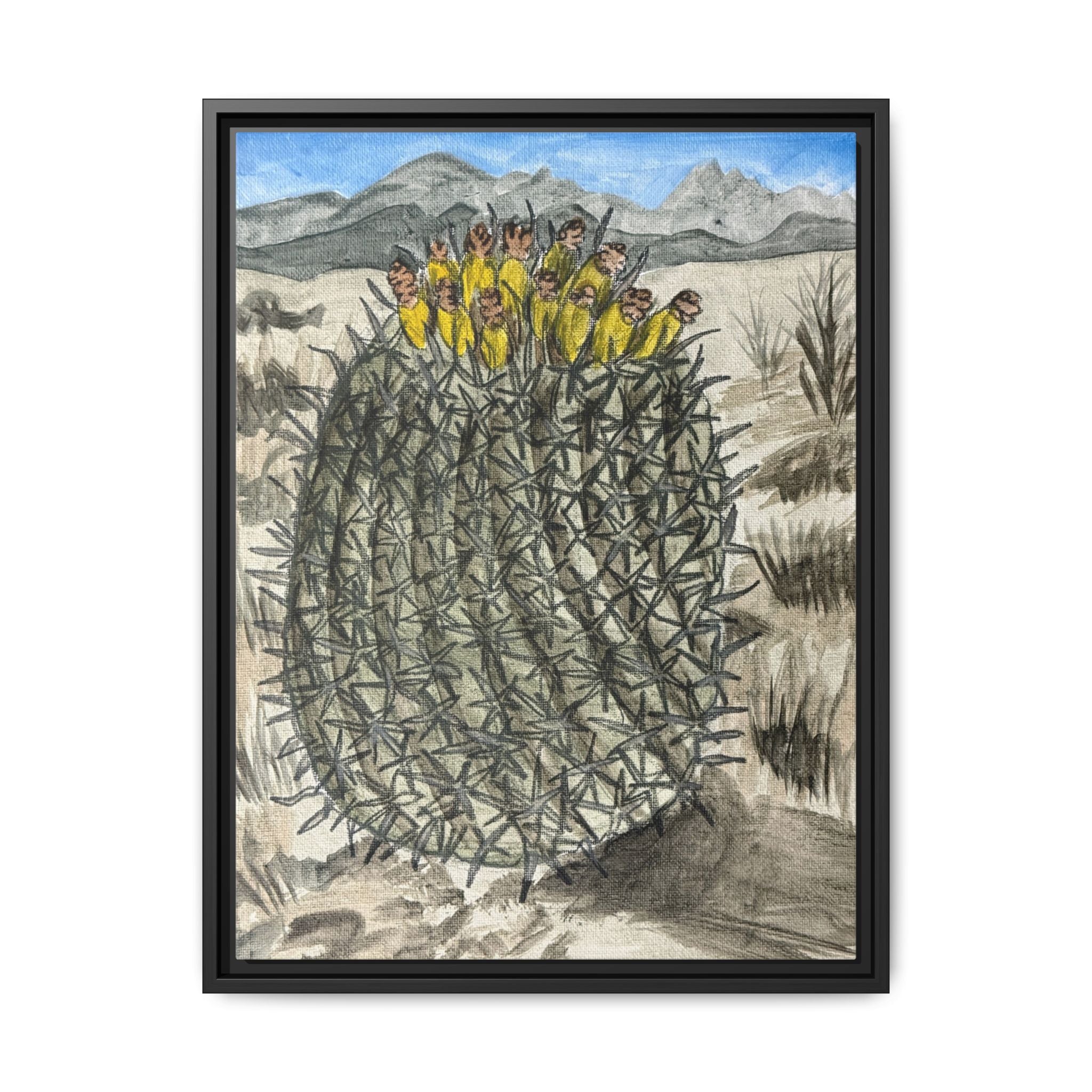 Safford, Arizona - Day 84 - Pushing The Art Framed Canvas