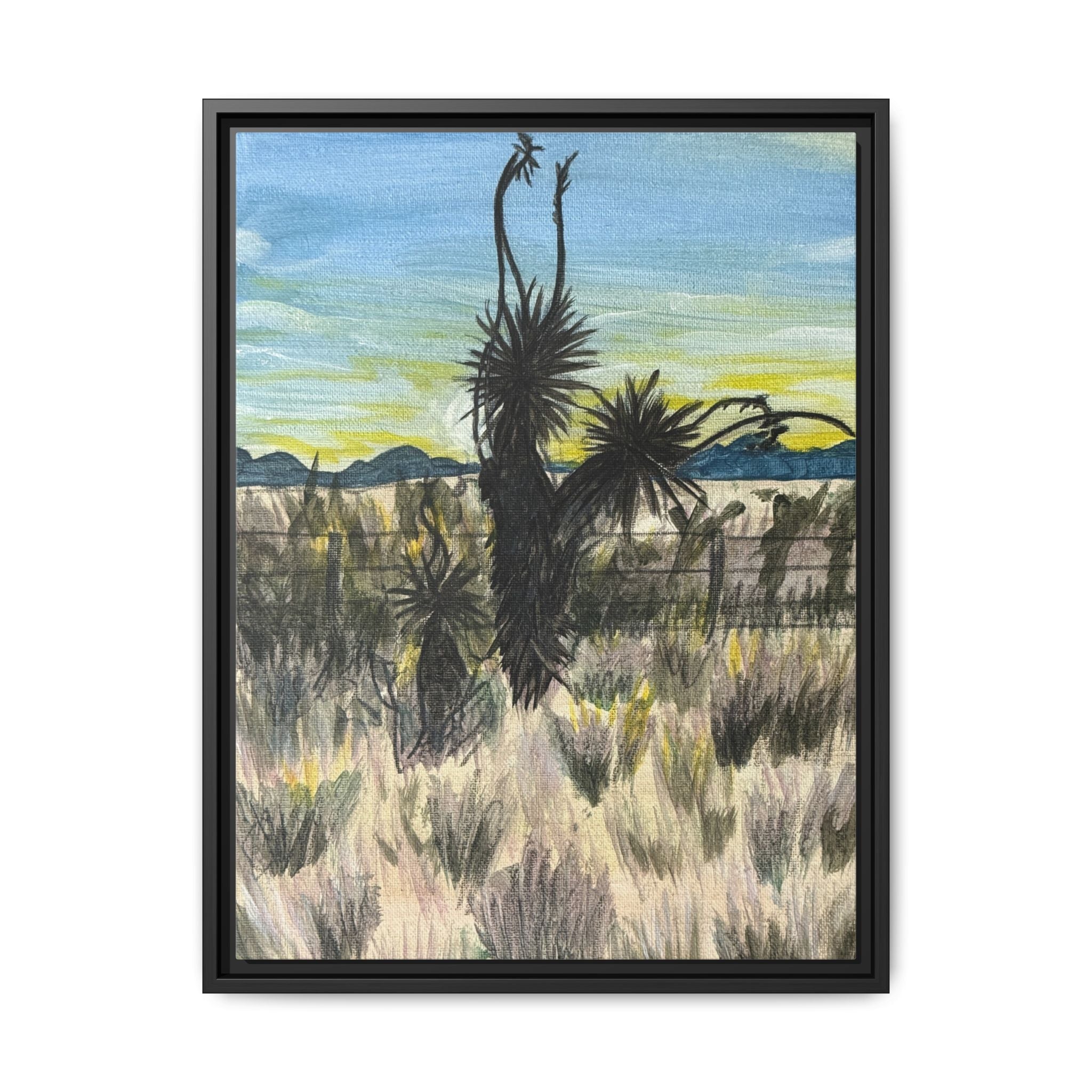 Duncan, Arizona - Day 83 - Pushing The Art Framed Canvas