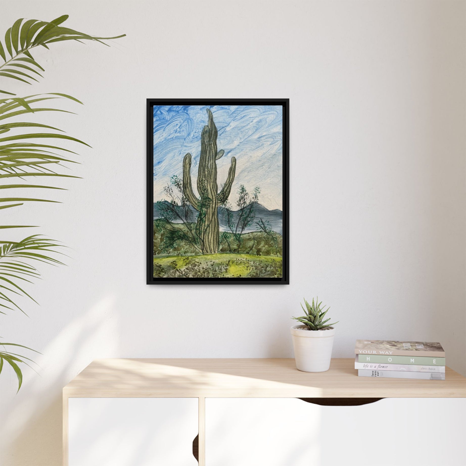 Winkelman, Arizona - Day 89 - Pushing The Art Framed Canvas