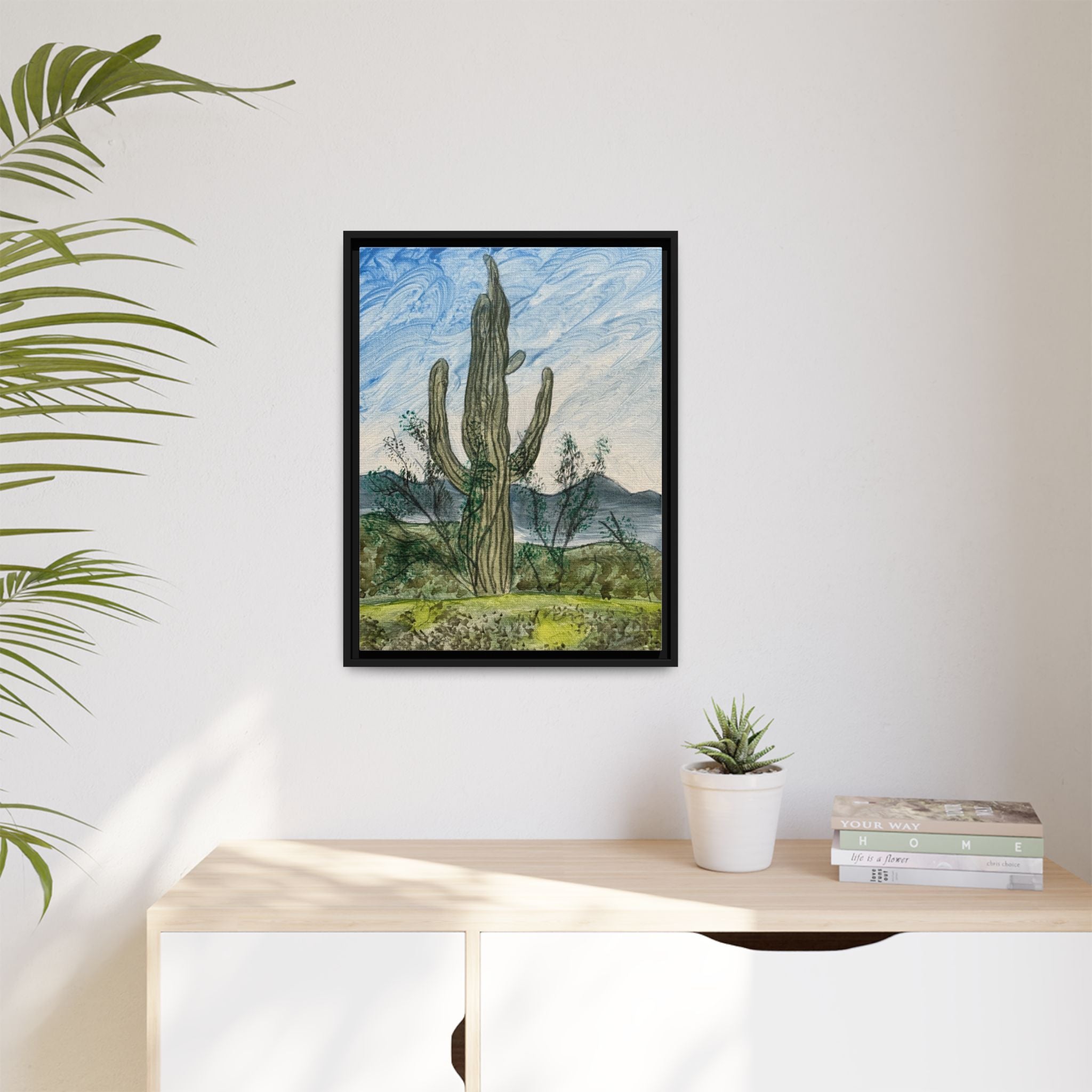 Winkelman, Arizona - Day 89 - Pushing The Art Framed Canvas