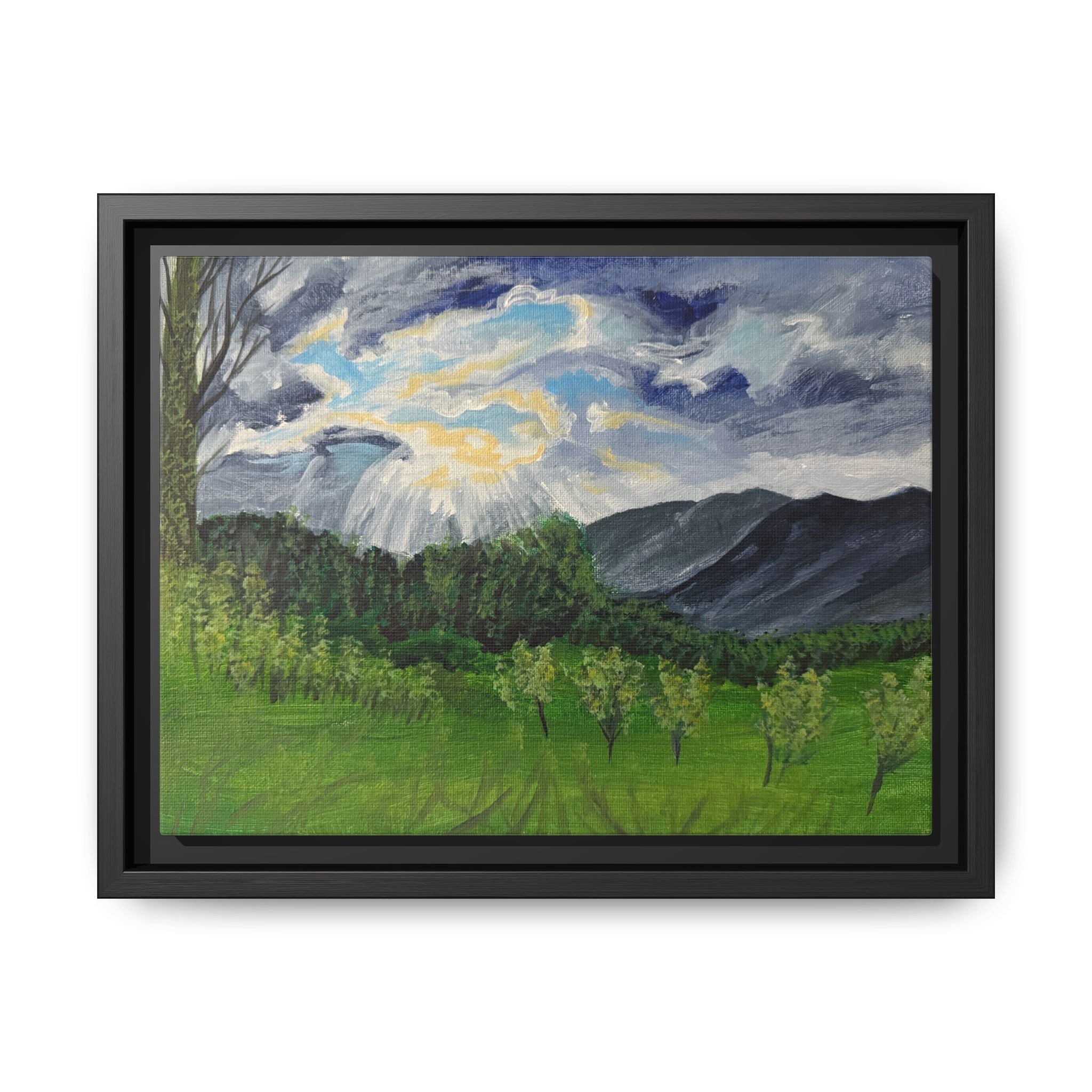 Greenwood, Virginia - Day 13 - Pushing The Art Framed Canvas