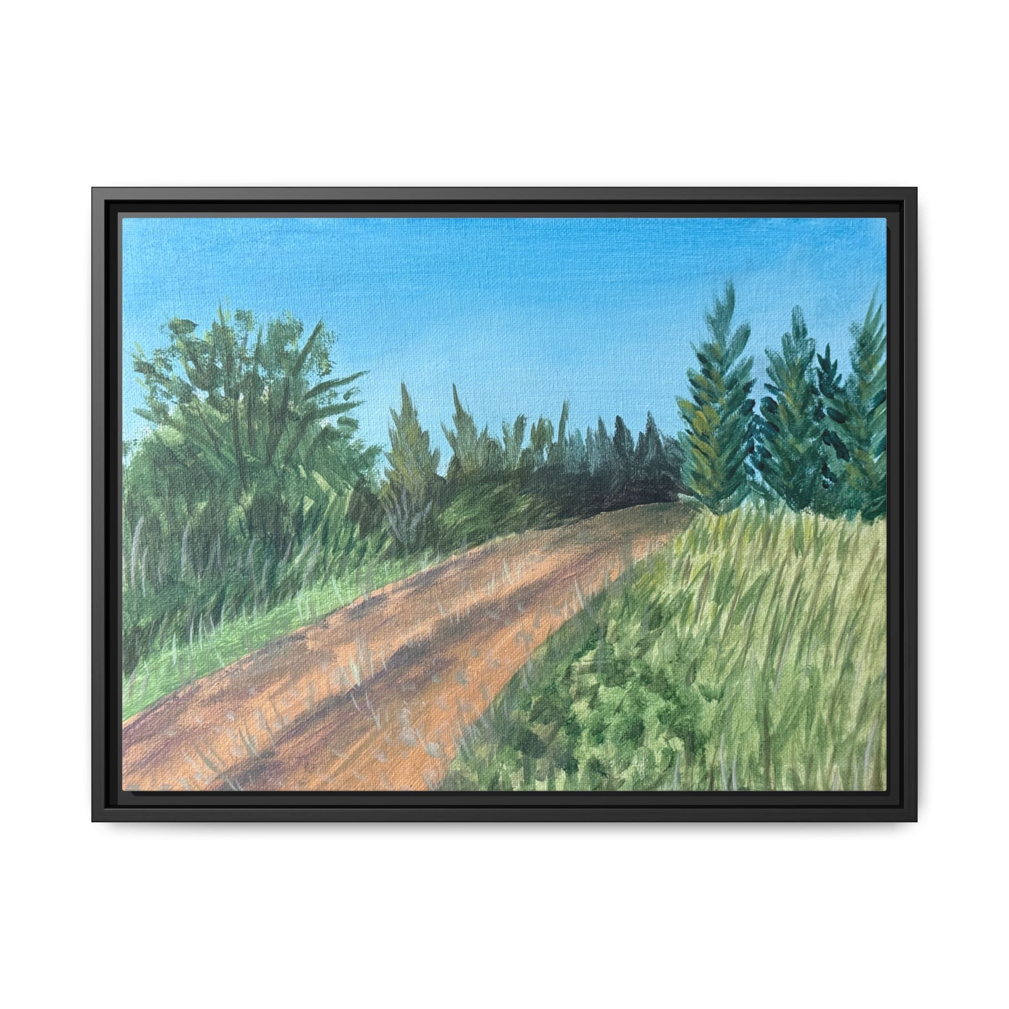 Fort Smith, Arkansas - Day 44 - Pushing The Art Framed Canvas