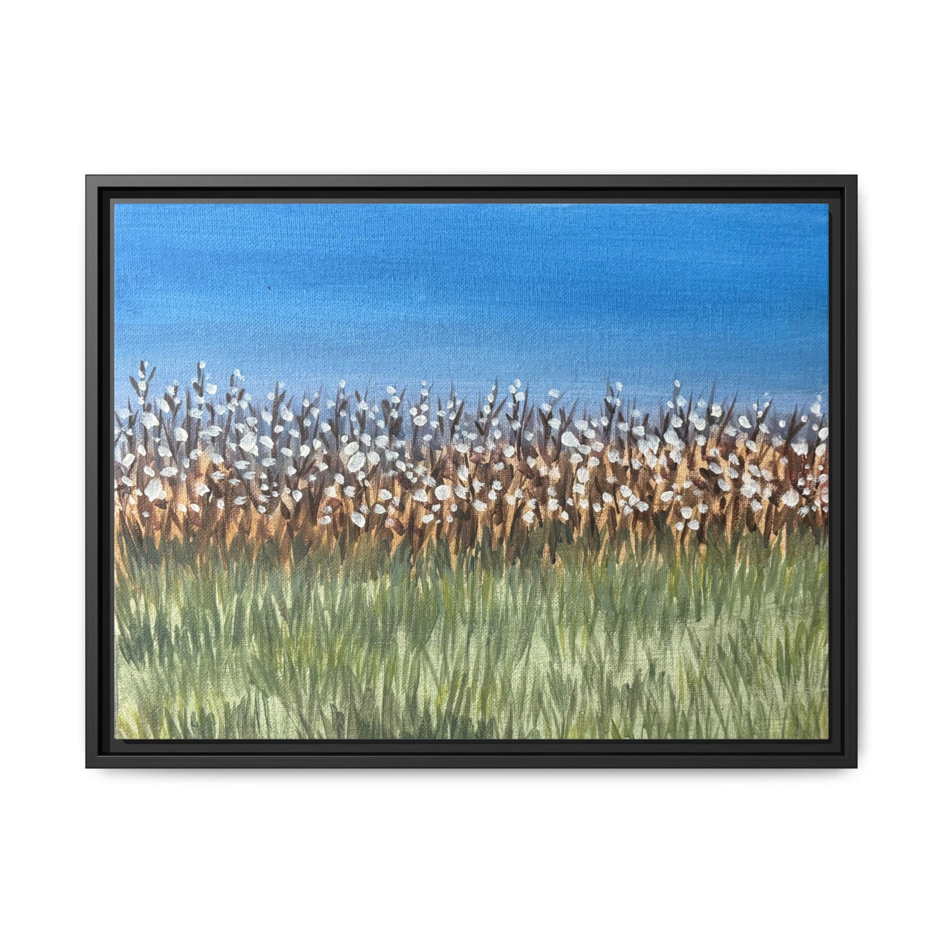 Abernathy, Texas - Day 61 - Pushing The Art Framed Canvas