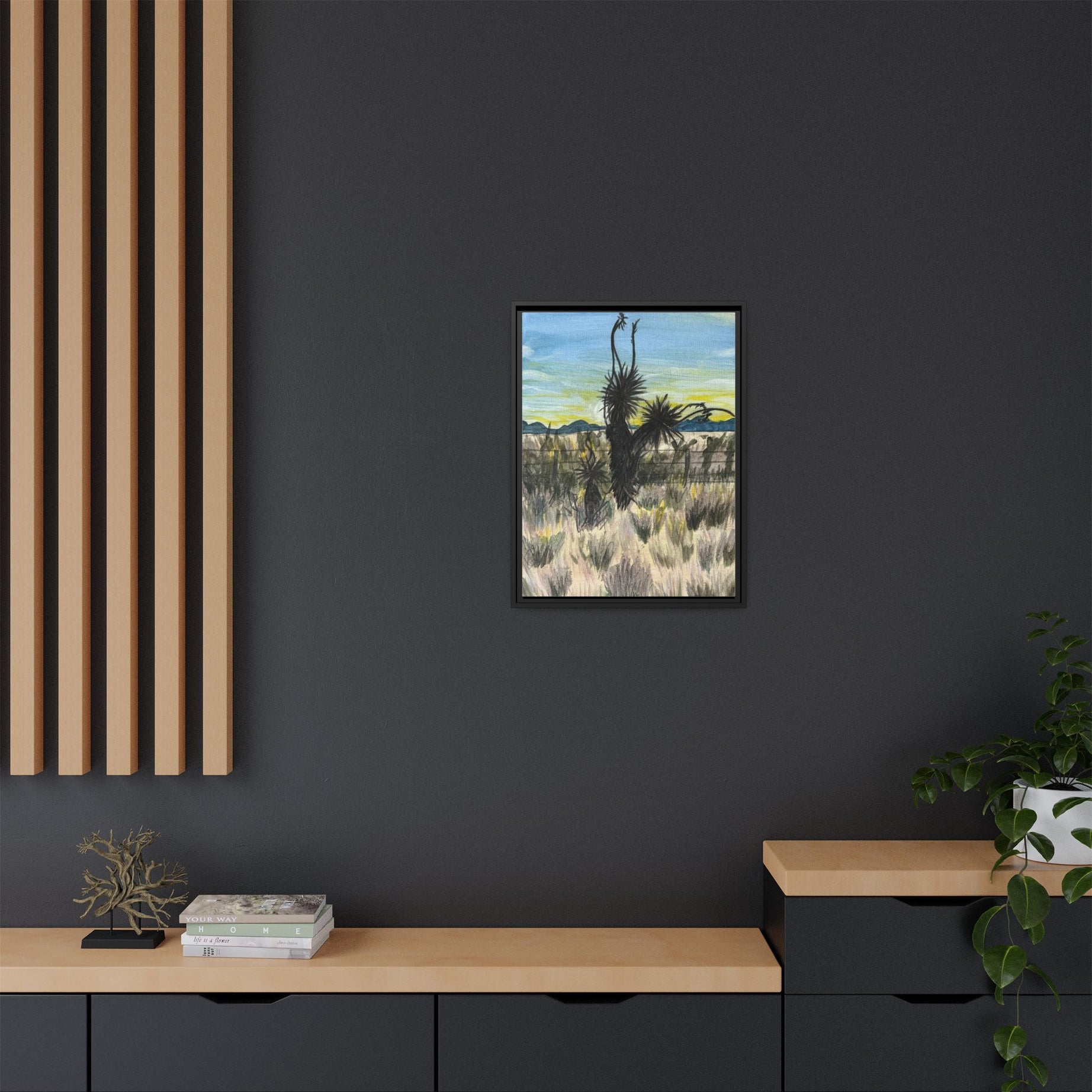 Duncan, Arizona - Day 83 - Pushing The Art Framed Canvas