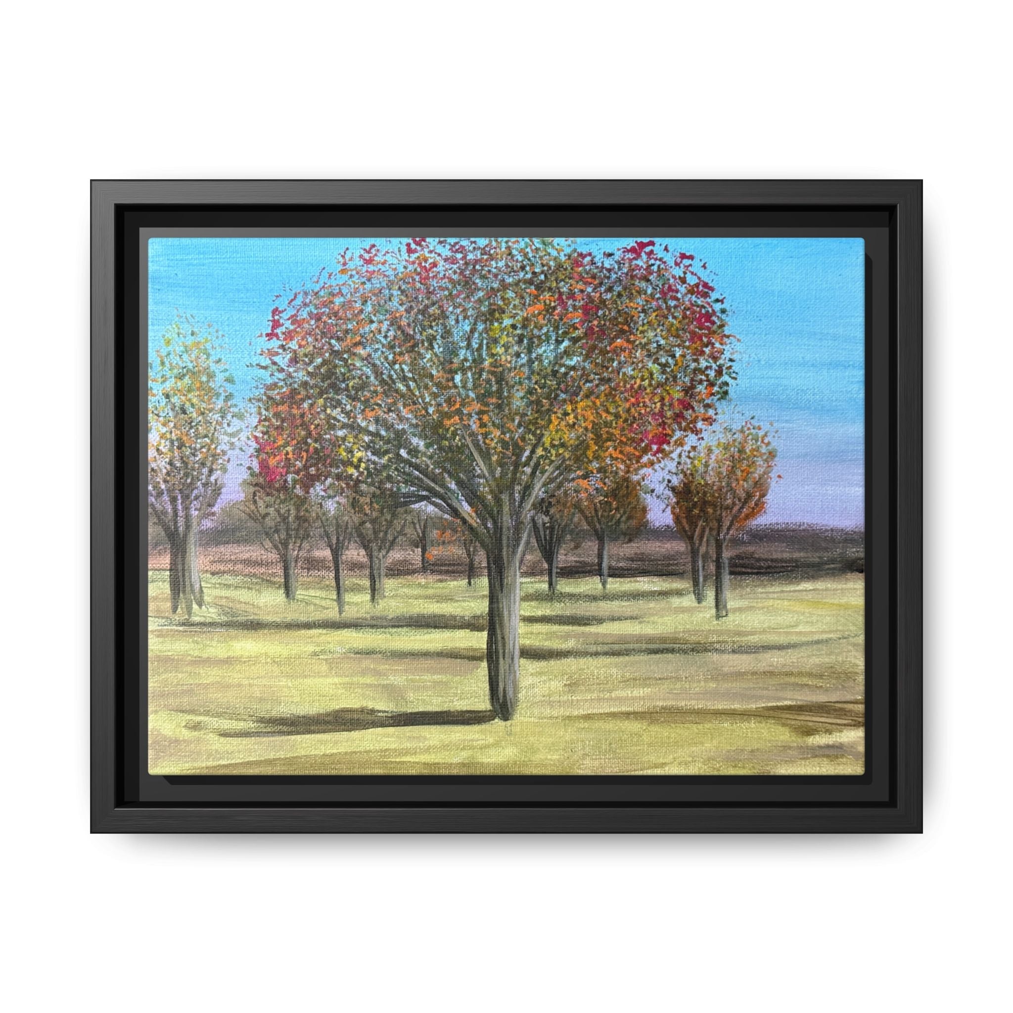 Lubbock, Texas - Day 62 - Pushing The Art Framed Canvas