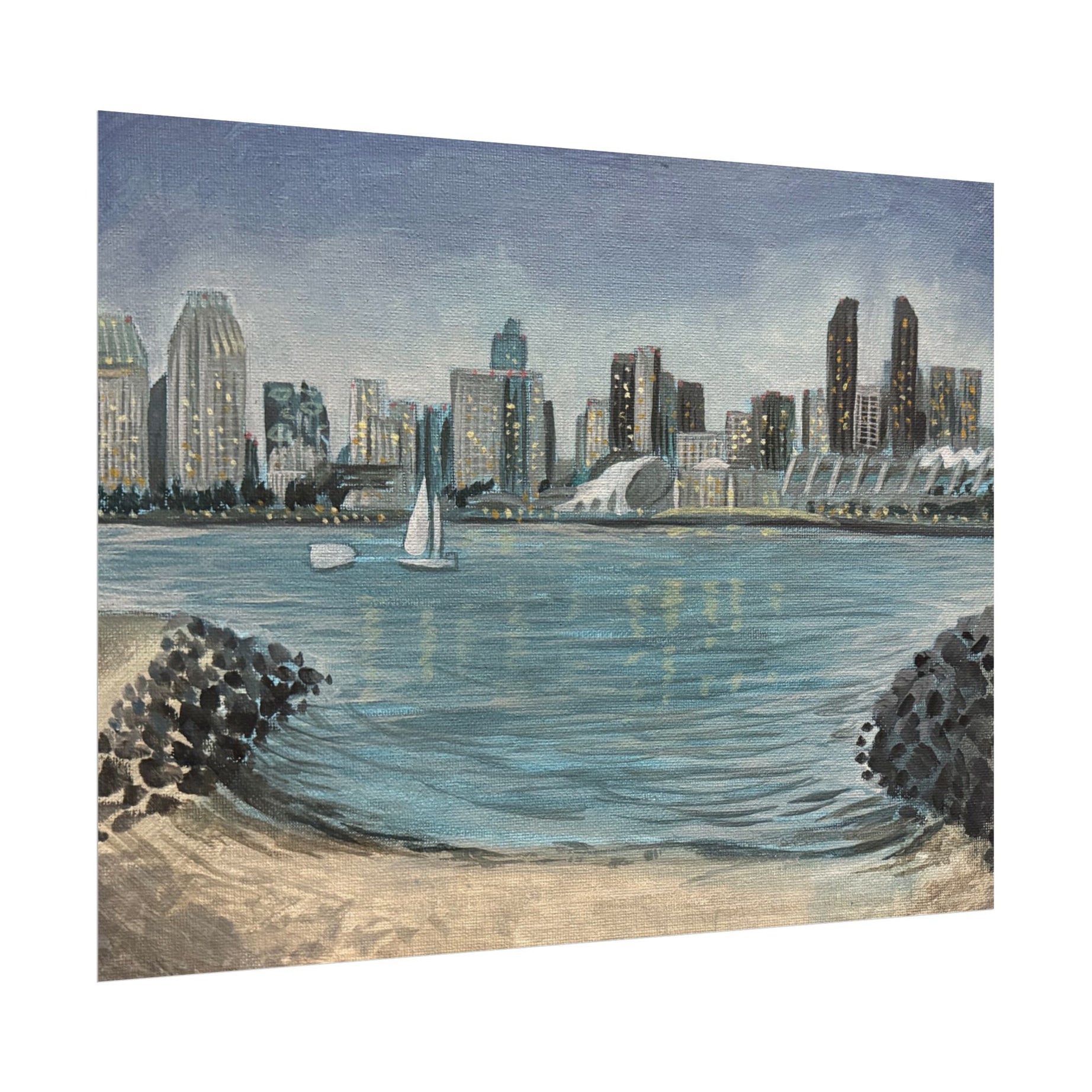 San Diego skyline - Pushing The Art Training Print