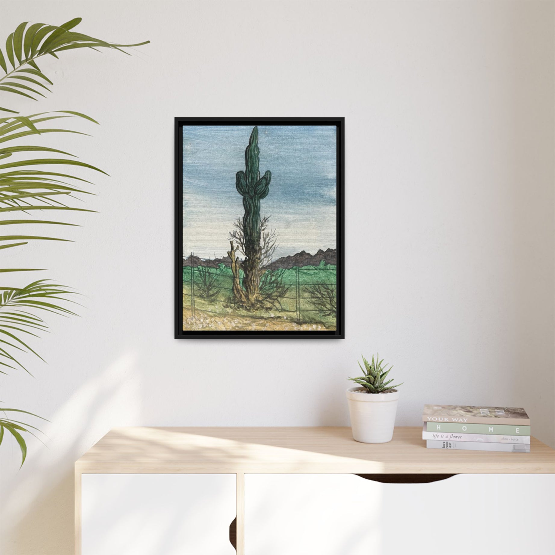 Gila Bend, Arizona - Day 93 - Pushing The Art Framed Canvas