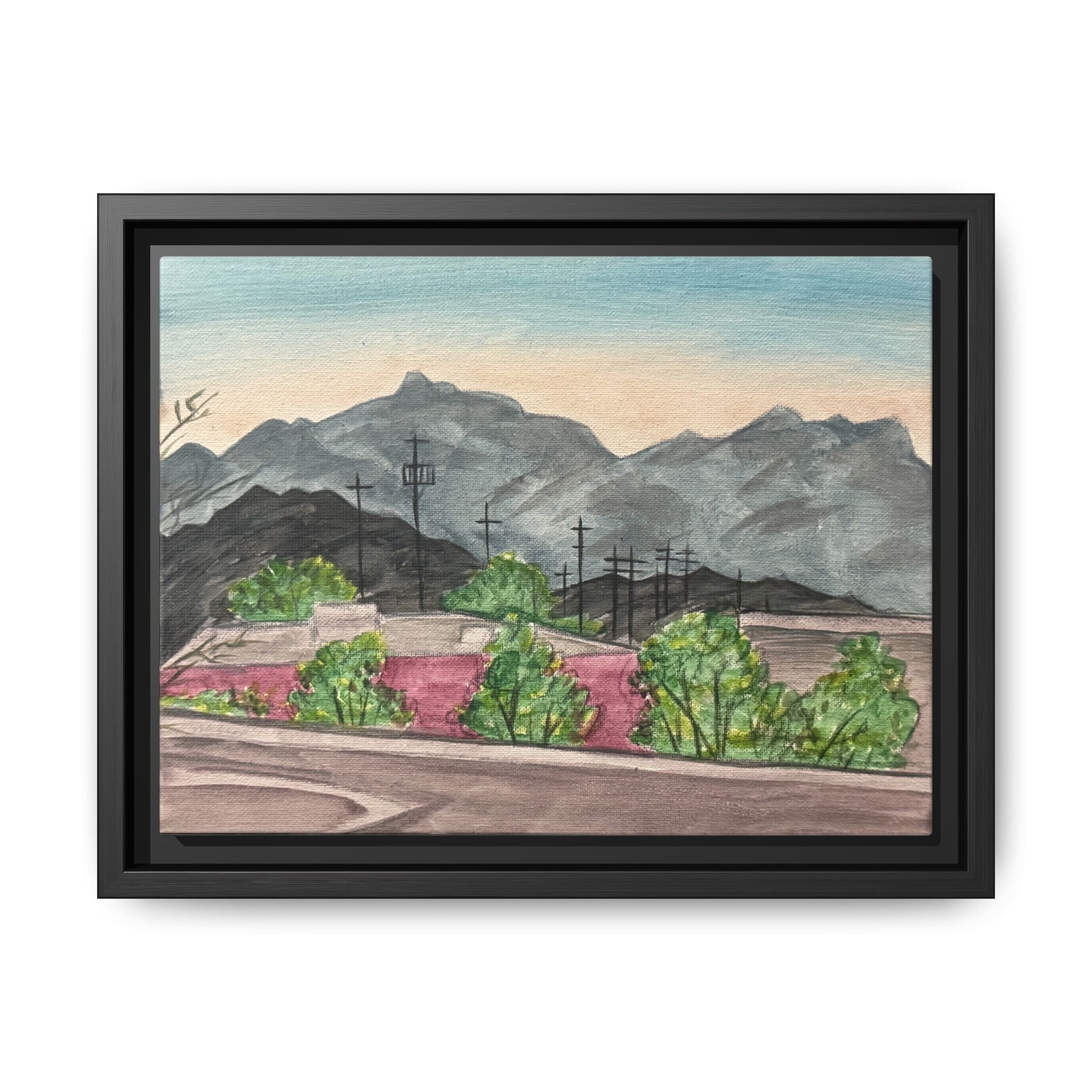 El Paso, Texas - Day 77 - Pushing The Art Framed Canvas