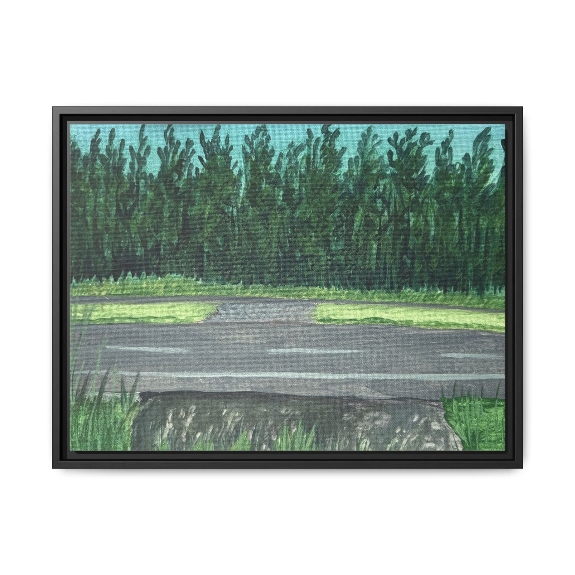 Huntingdon, Tennessee - Day 34 - Pushing The Art Framed Canvas