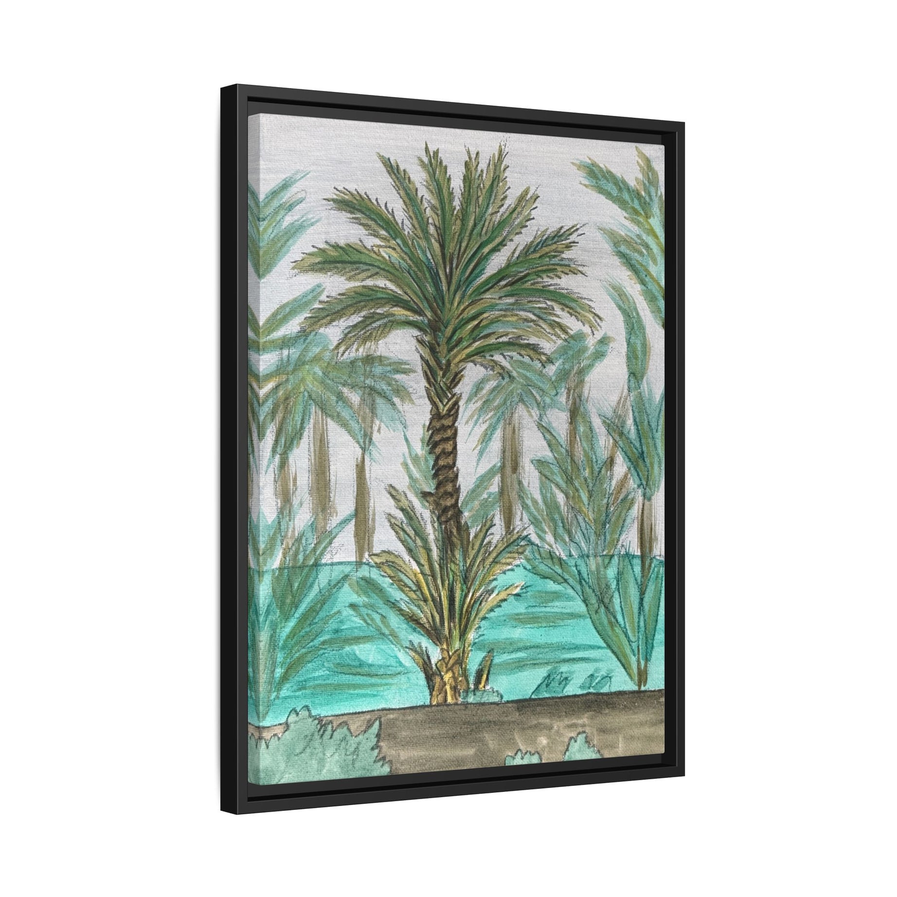 Dateland, Arizona - Day 95 - Pushing The Art Framed Canvas