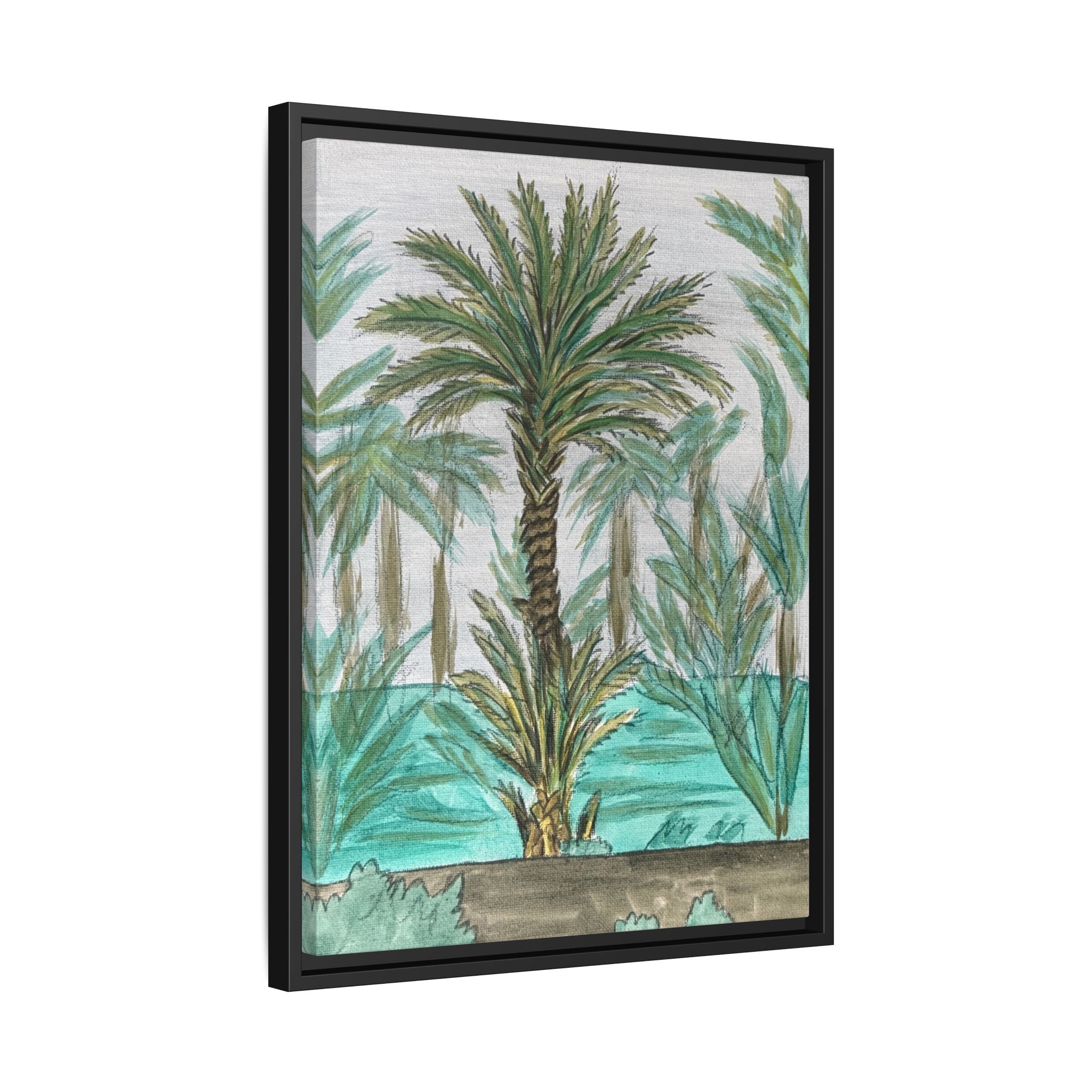 Dateland, Arizona - Day 95 - Pushing The Art Framed Canvas