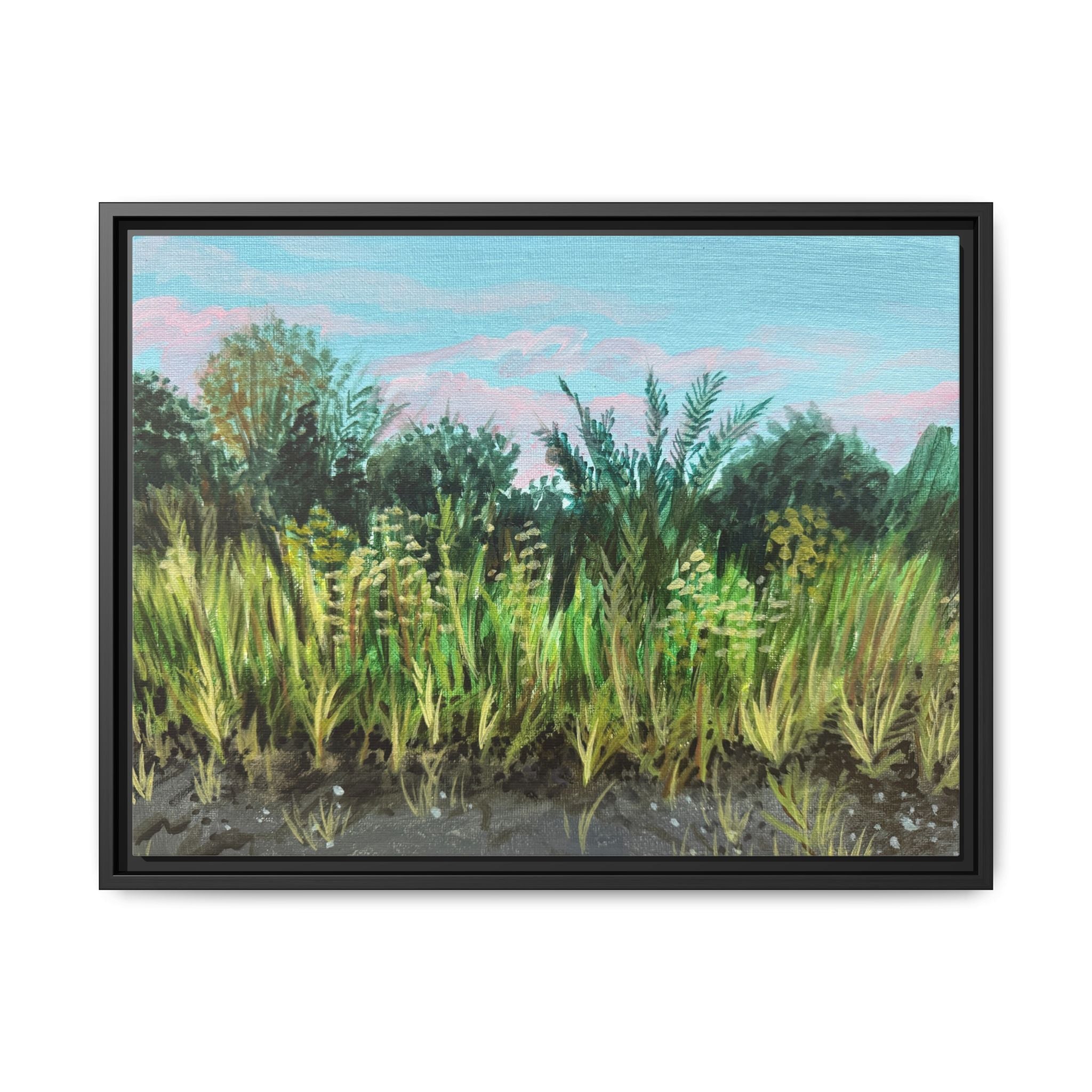 Wrightstown, New Jersey - Day 1- Pushing The Art Framed Canvas