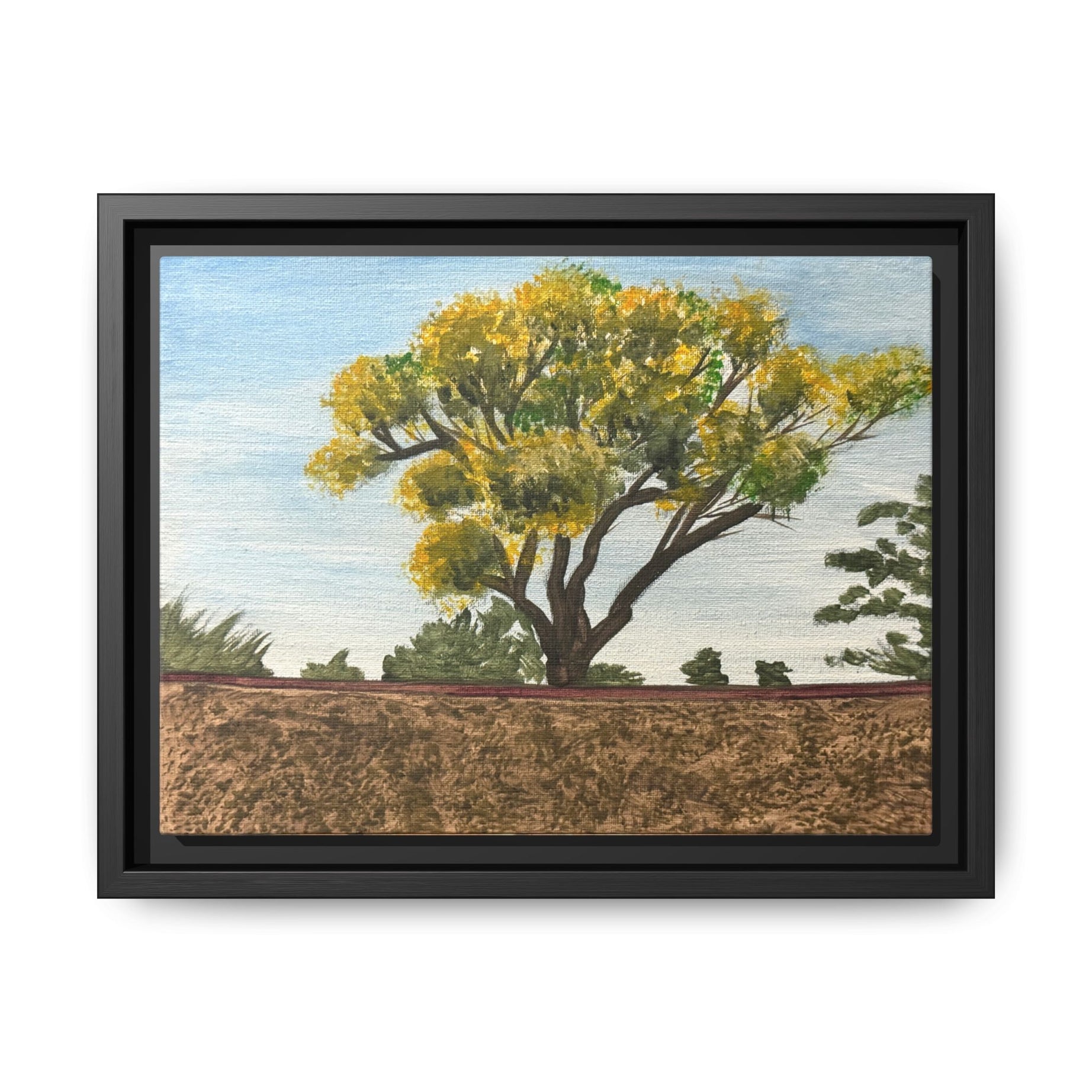 Thatcher, Arizona - Day 85 - Pushing The Art Framed Canvas