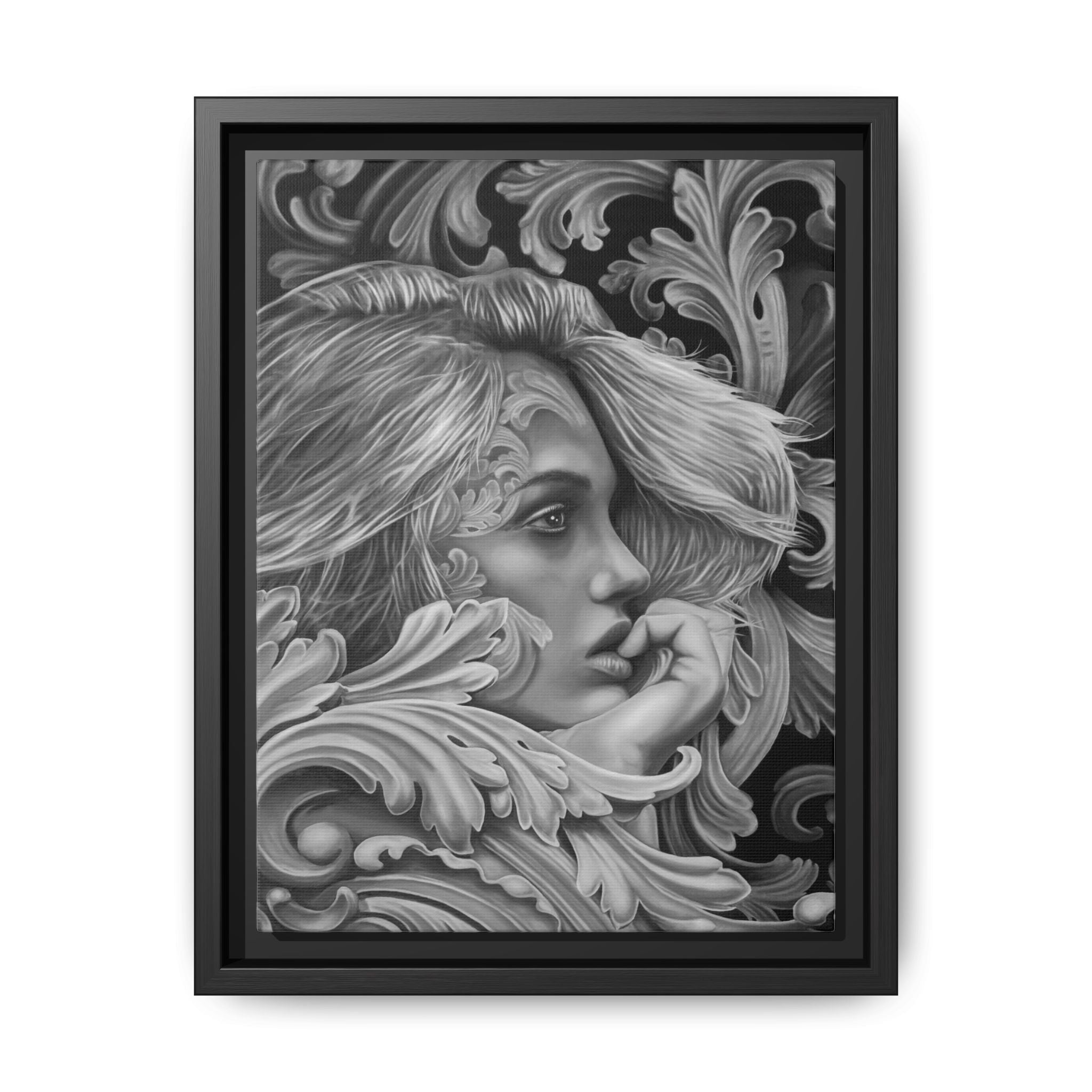 Contemplation Framed Canvas