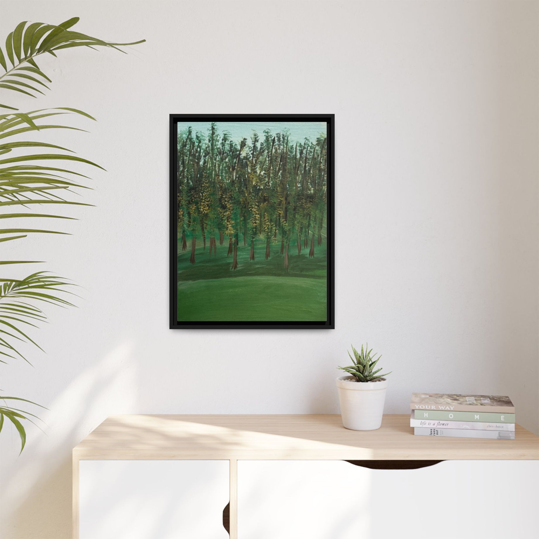 Orange, Virginia - Day 12- Pushing The Art Framed Canvas