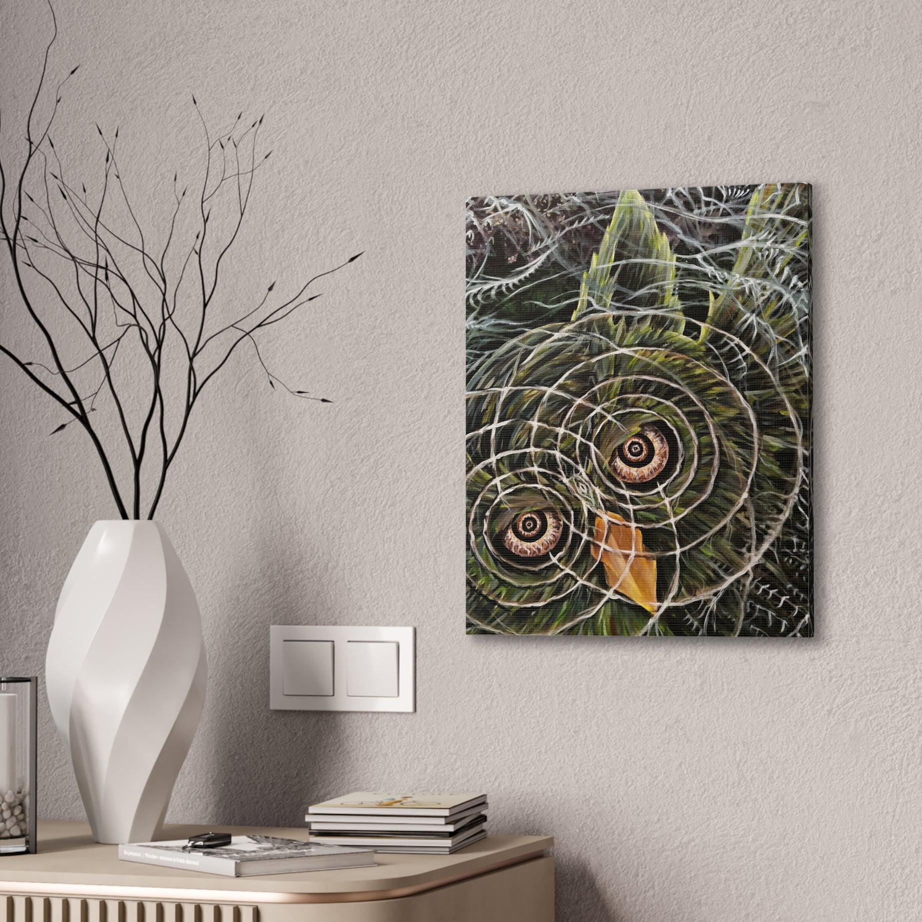 Hoo-Lucinations Canvas