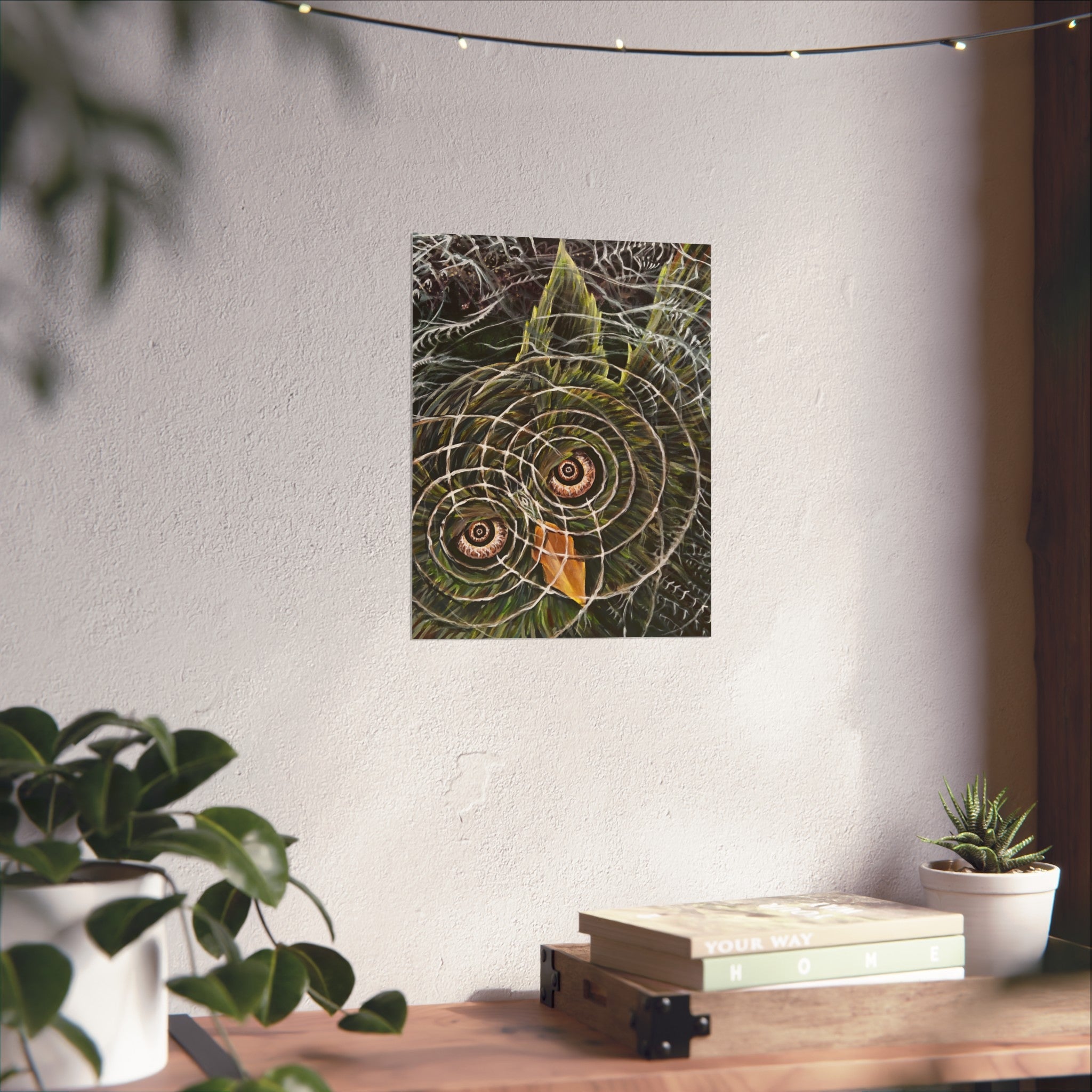 Hoo-Lucinations Fine Art Print
