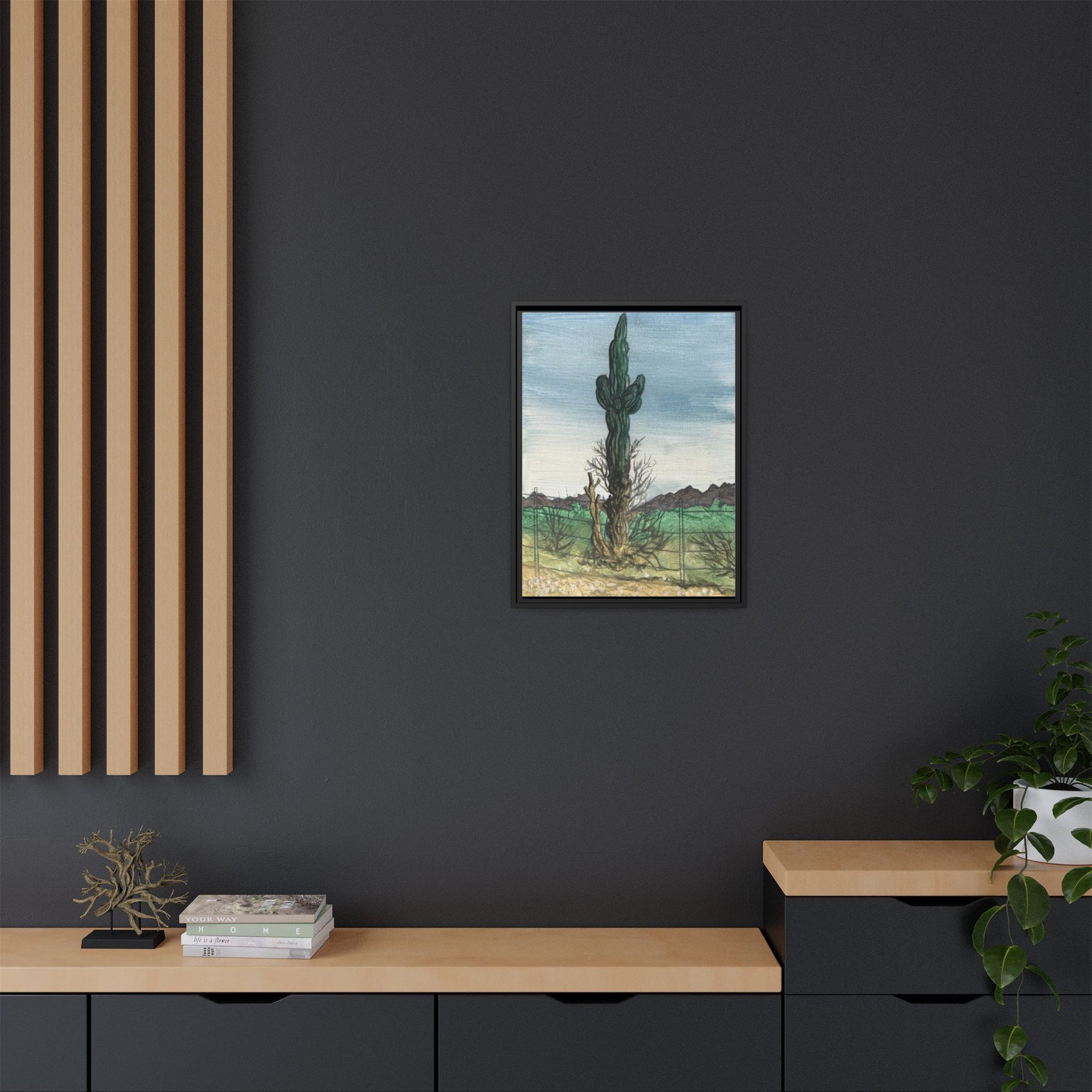 Gila Bend, Arizona - Day 93 - Pushing The Art Framed Canvas