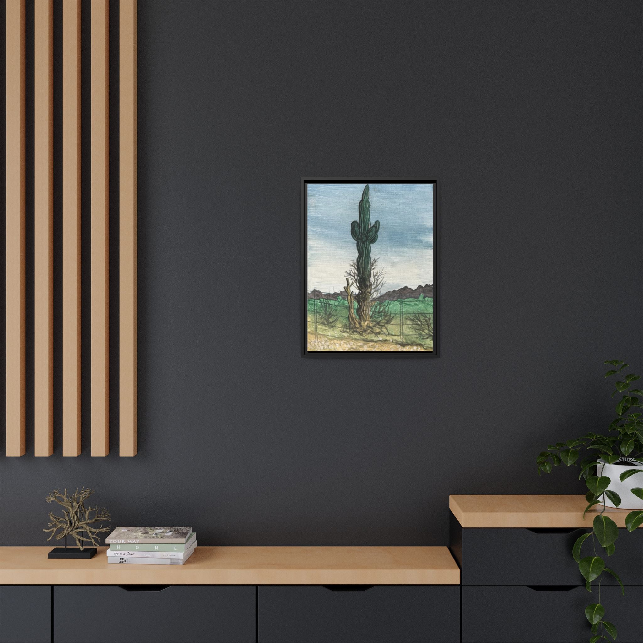 Gila Bend, Arizona - Day 93 - Pushing The Art Framed Canvas