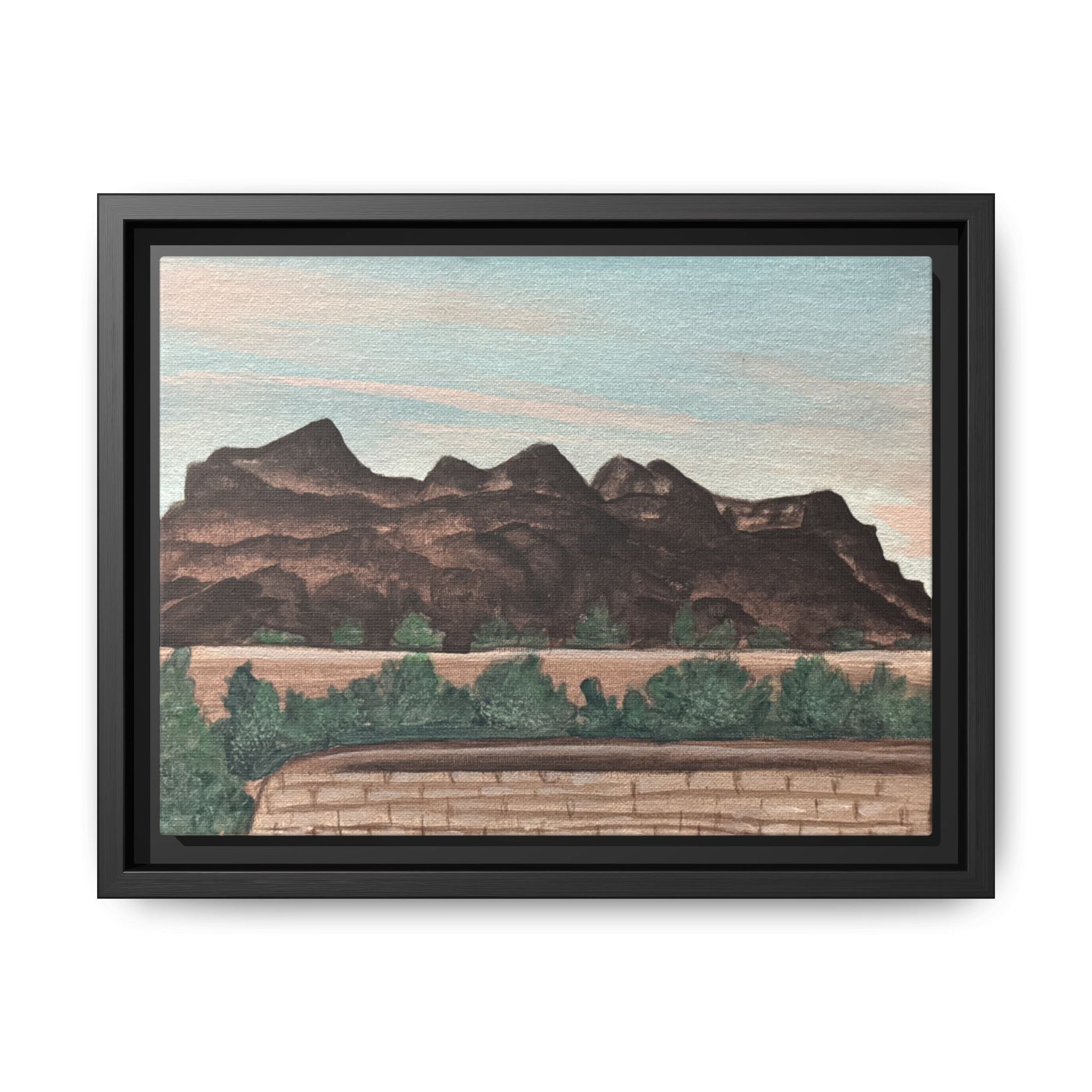 Las Cruces, New Mexico - Day 79 - Pushing The Art Framed Canvas