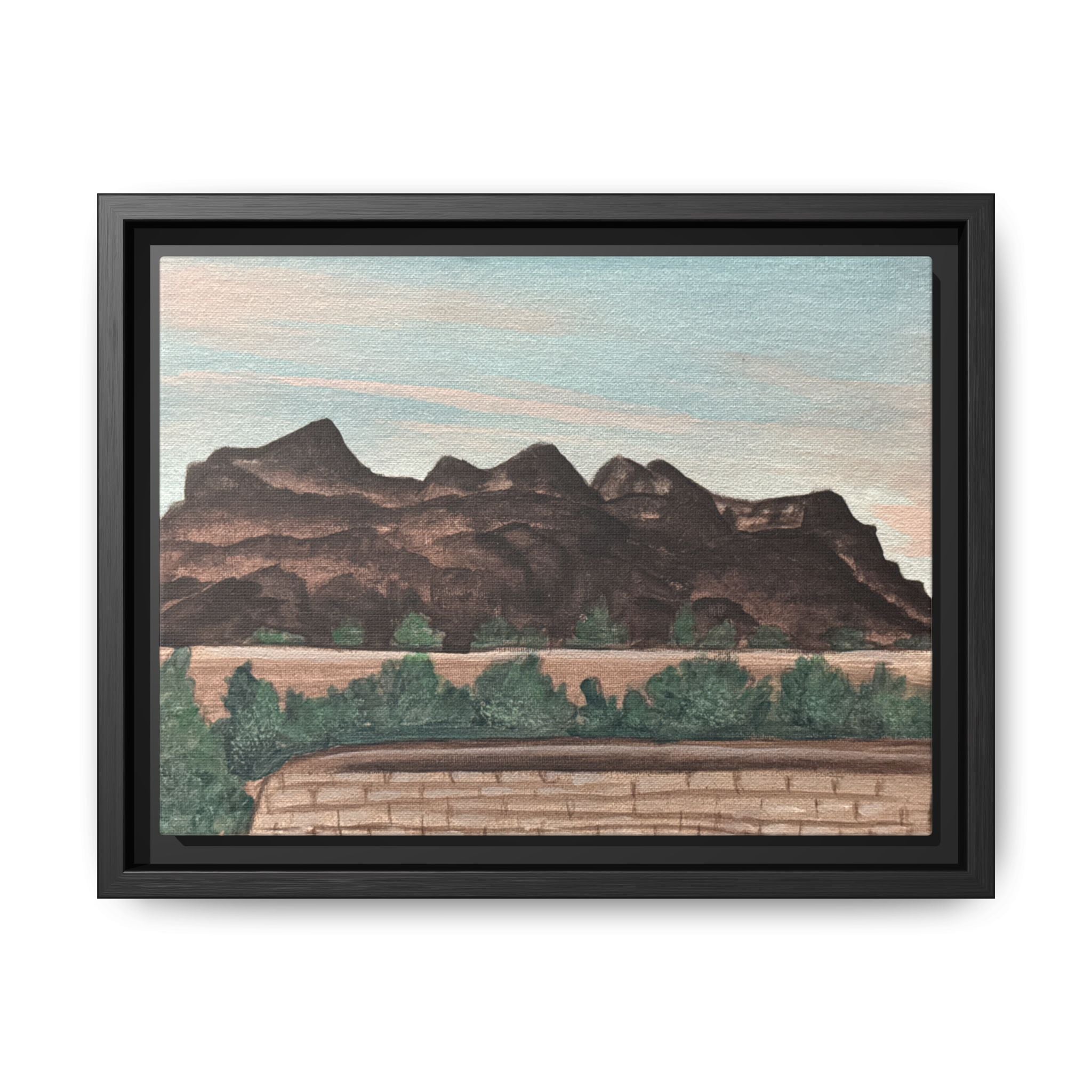 Las Cruces, New Mexico - Day 79 - Pushing The Art Framed Canvas