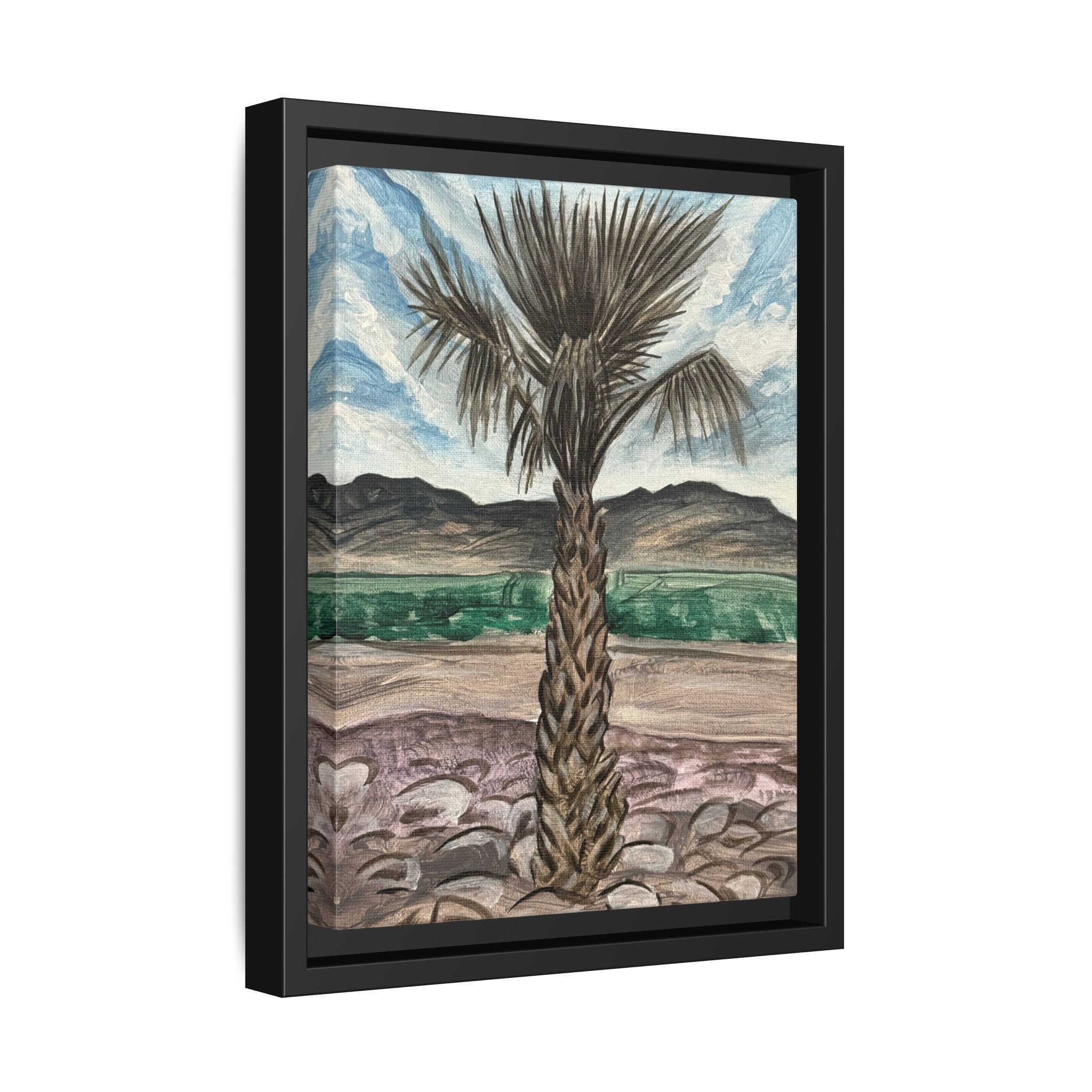 Globe, Arizona - Day 88 - Pushing The Art Framed Canvas