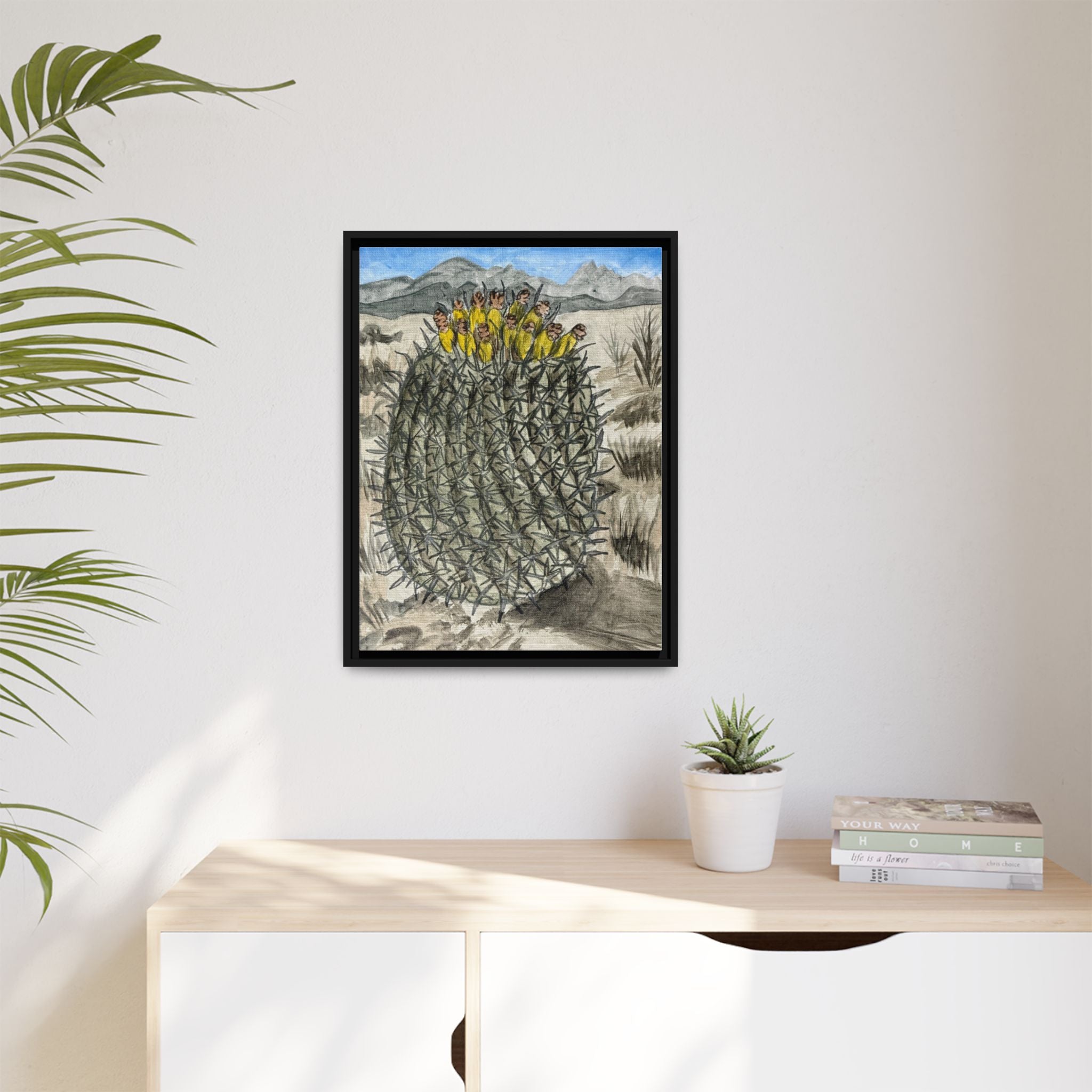Safford, Arizona - Day 84 - Pushing The Art Framed Canvas
