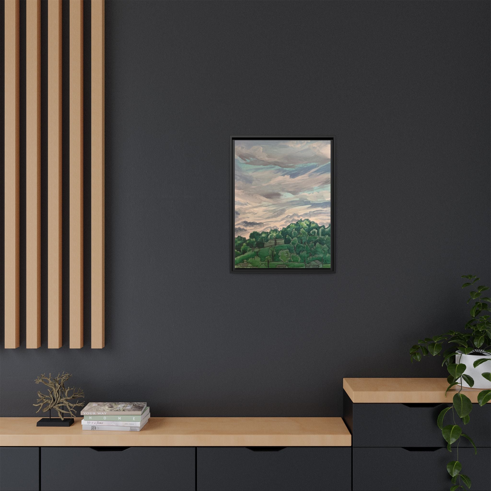 Wytheville, Virginia - Day 19 - Pushing The Art Framed Canvas