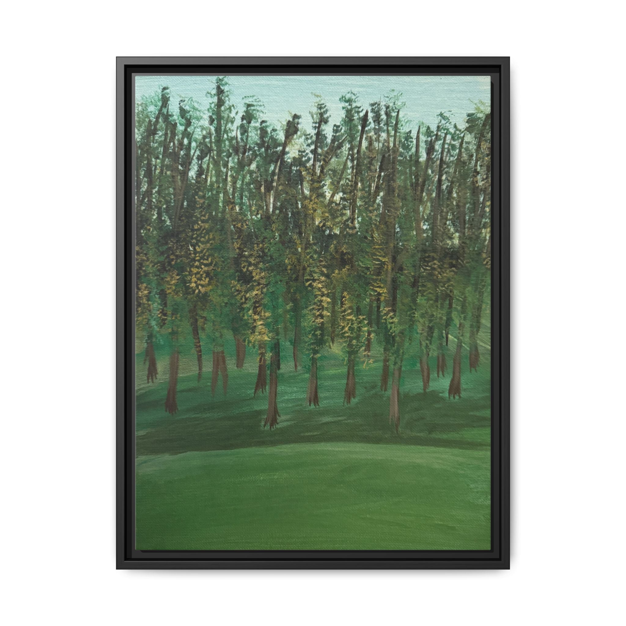 Orange, Virginia - Day 12- Pushing The Art Framed Canvas