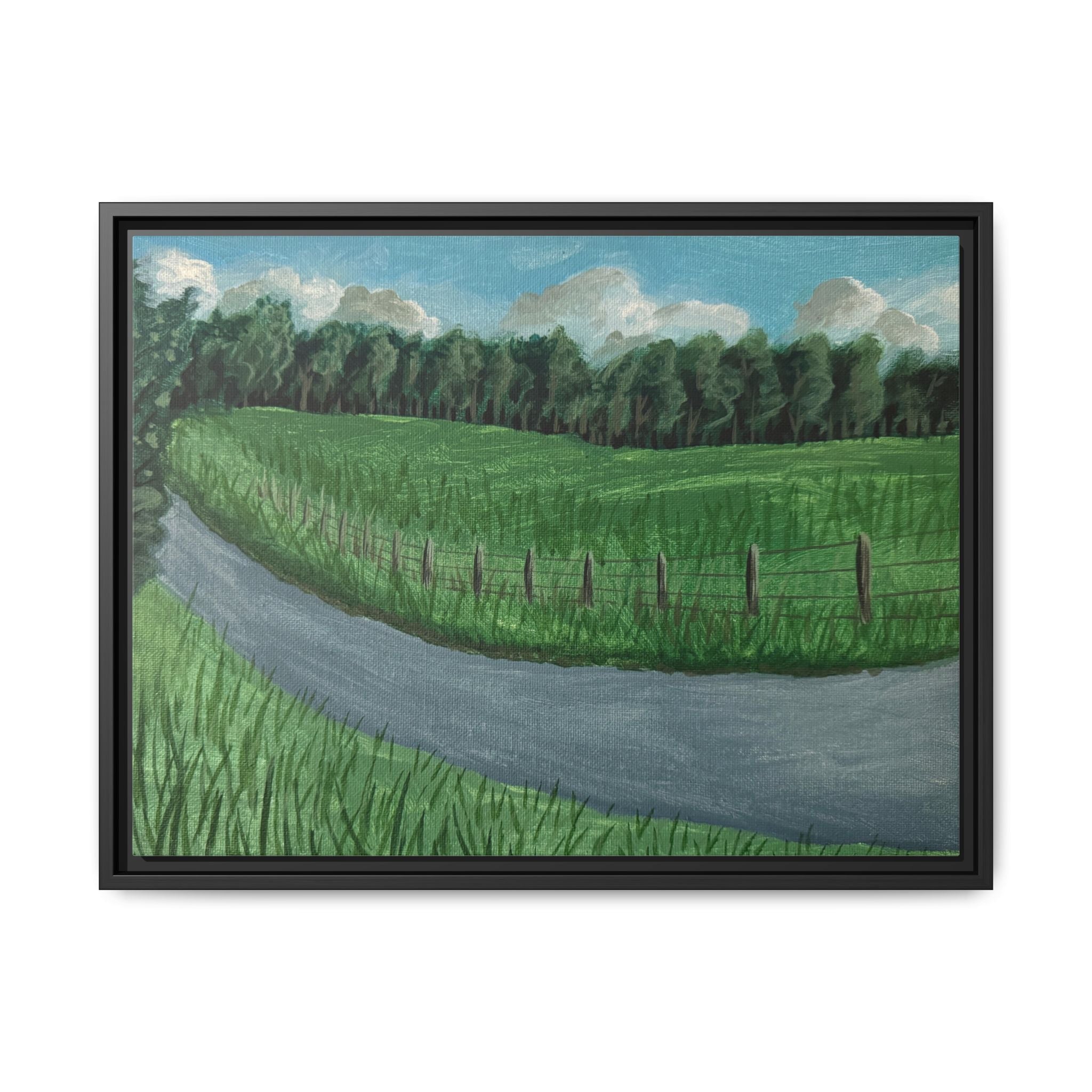 Spottswood, Virginia - Day 14 - Pushing The Art Framed Canvas