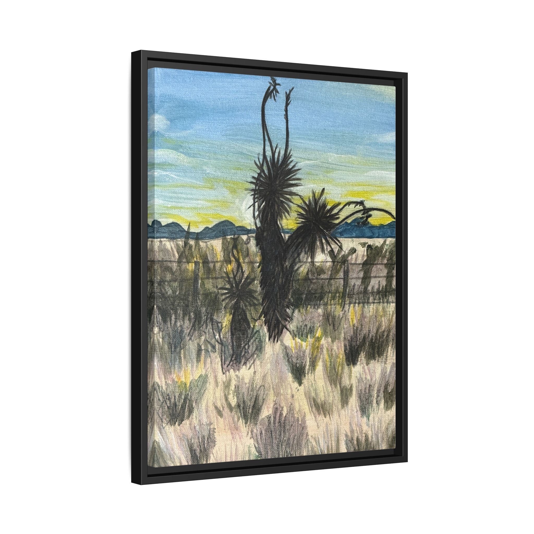 Duncan, Arizona - Day 83 - Pushing The Art Framed Canvas