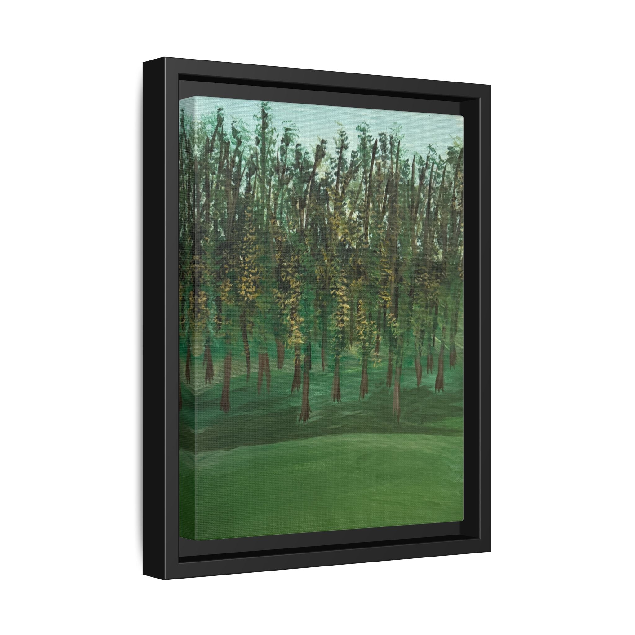 Orange, Virginia - Day 12- Pushing The Art Framed Canvas