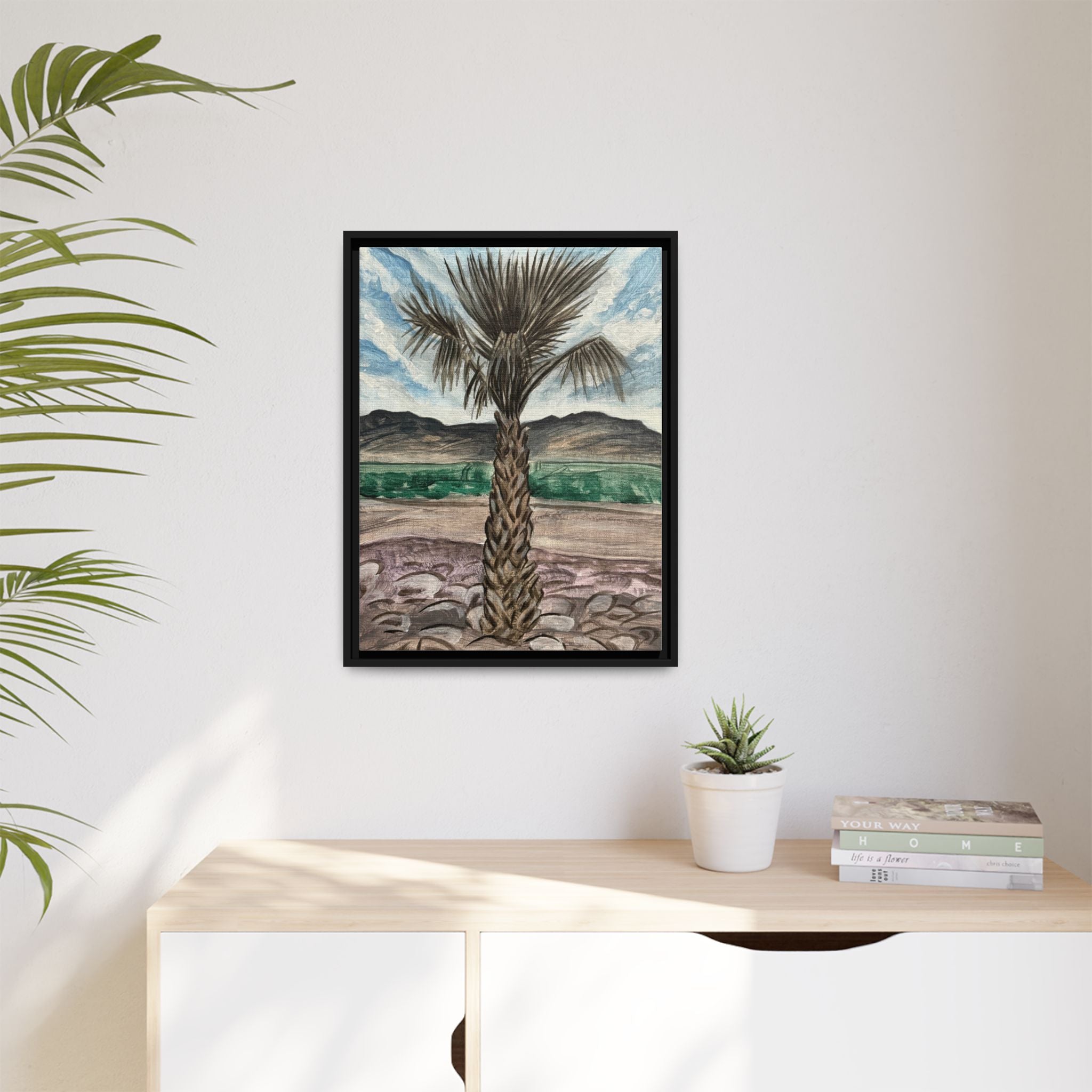 Globe, Arizona - Day 88 - Pushing The Art Framed Canvas