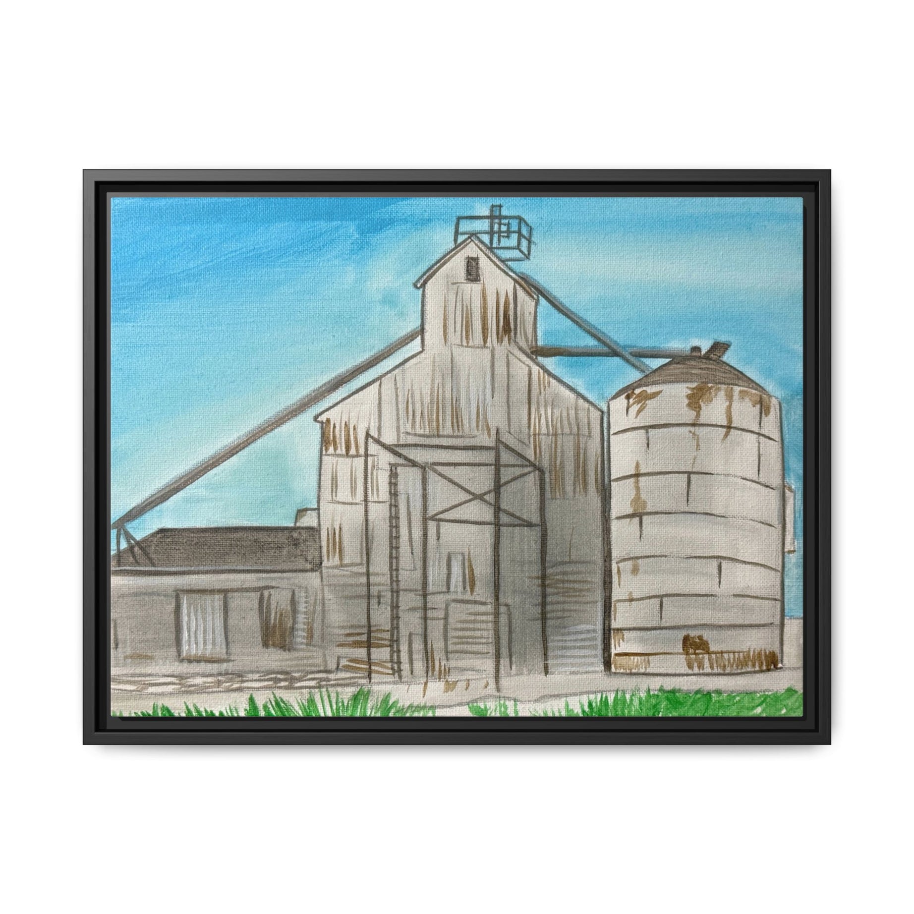 Henryetta, Oklahoma - Day 46 - Pushing The Art Framed Canvas