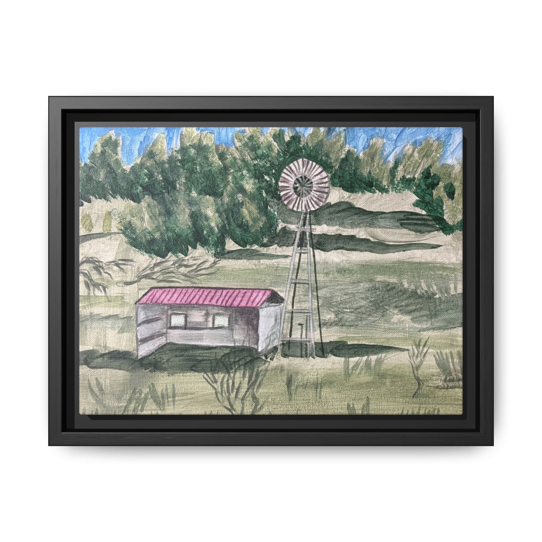 Julian, California - Day 101 - Pushing The Art Framed Canvas