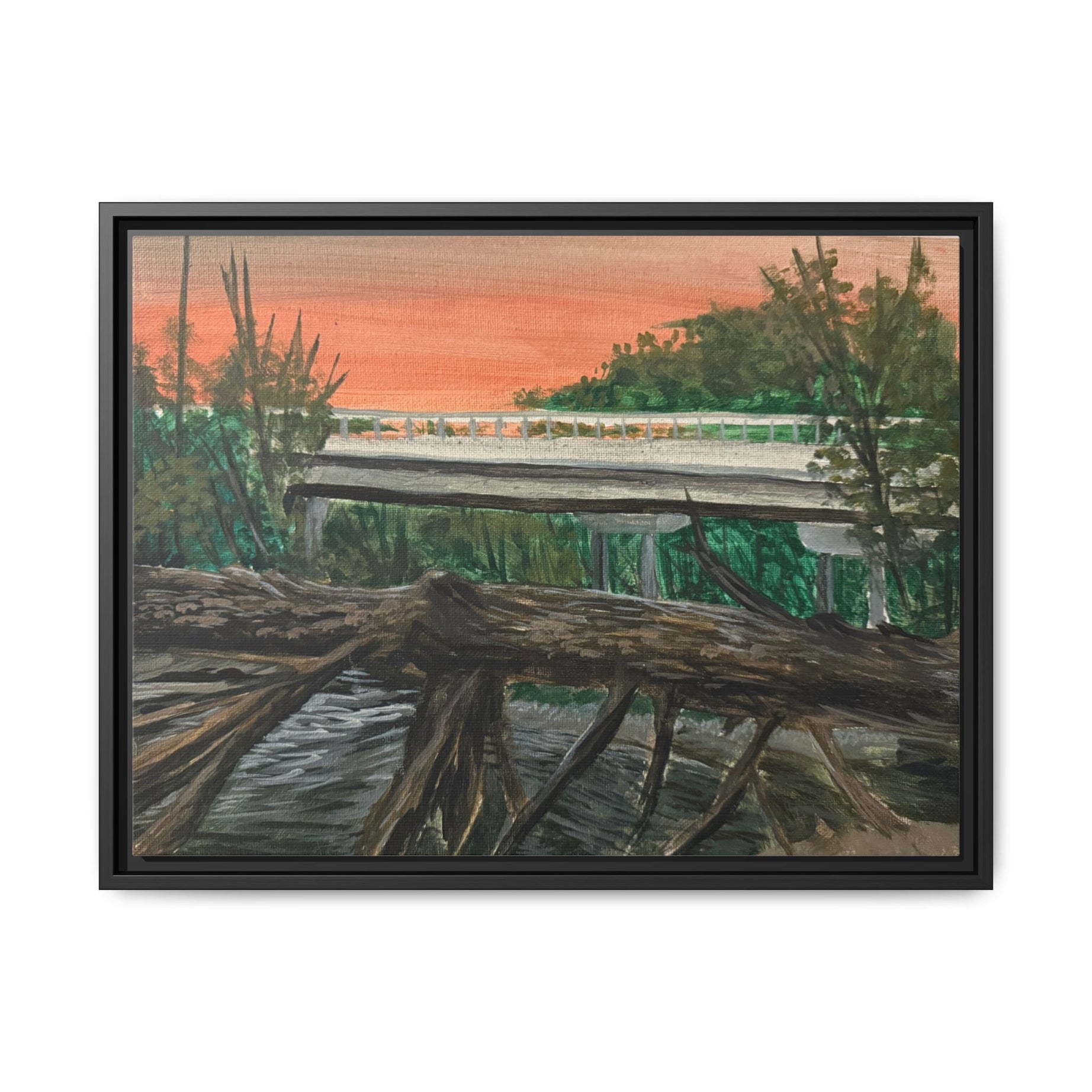 Bull Run, Manassas, Virginia - Day 8 - Pushing The Art Framed Canvas