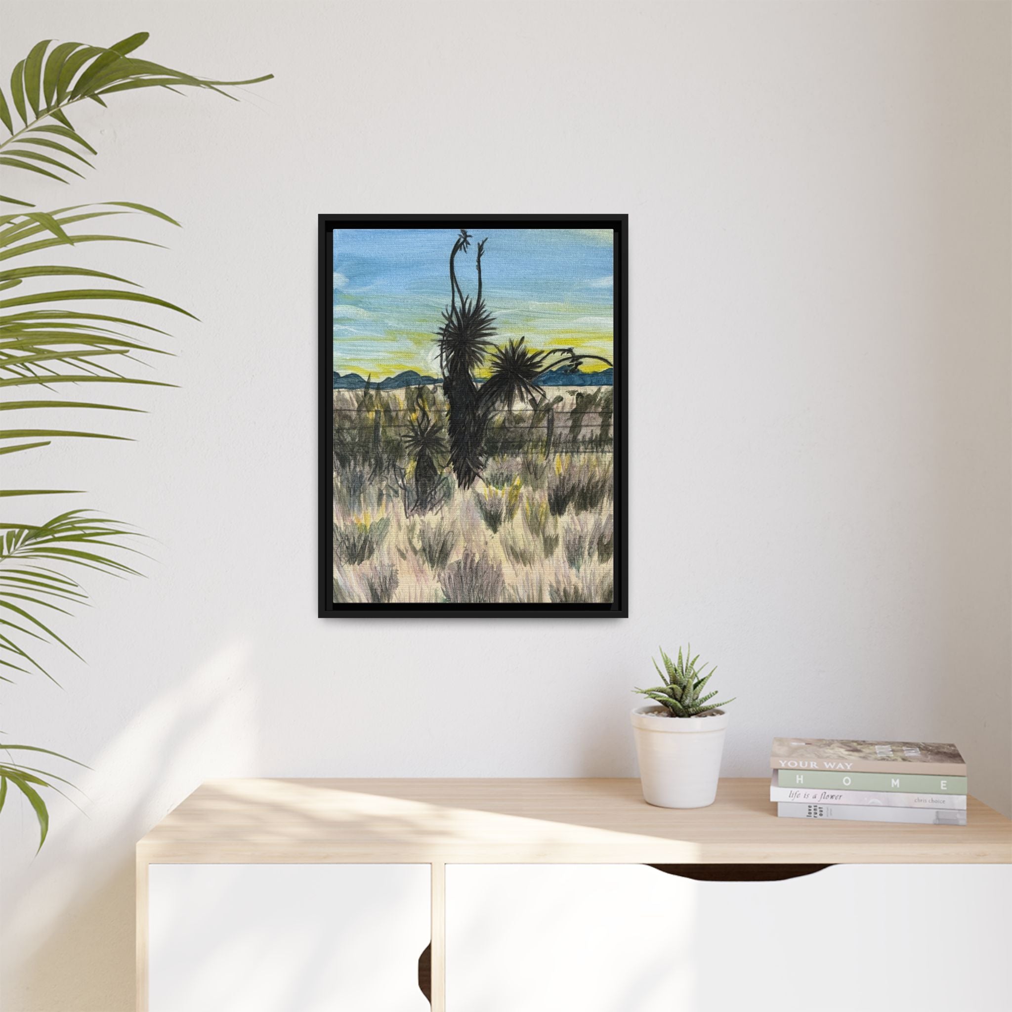 Duncan, Arizona - Day 83 - Pushing The Art Framed Canvas