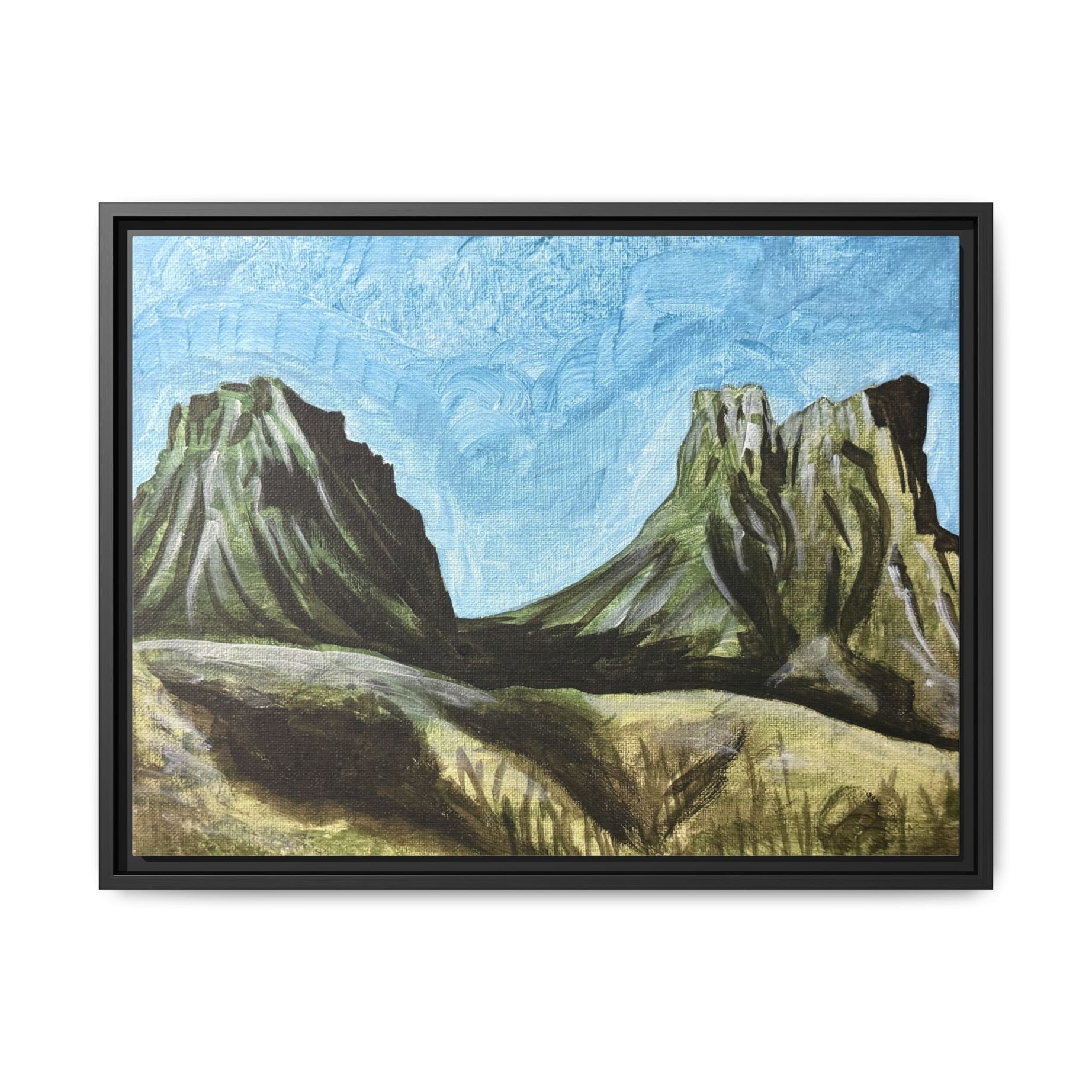 Kearny, Arizona - Day 90 - Pushing The Art Framed Canvas