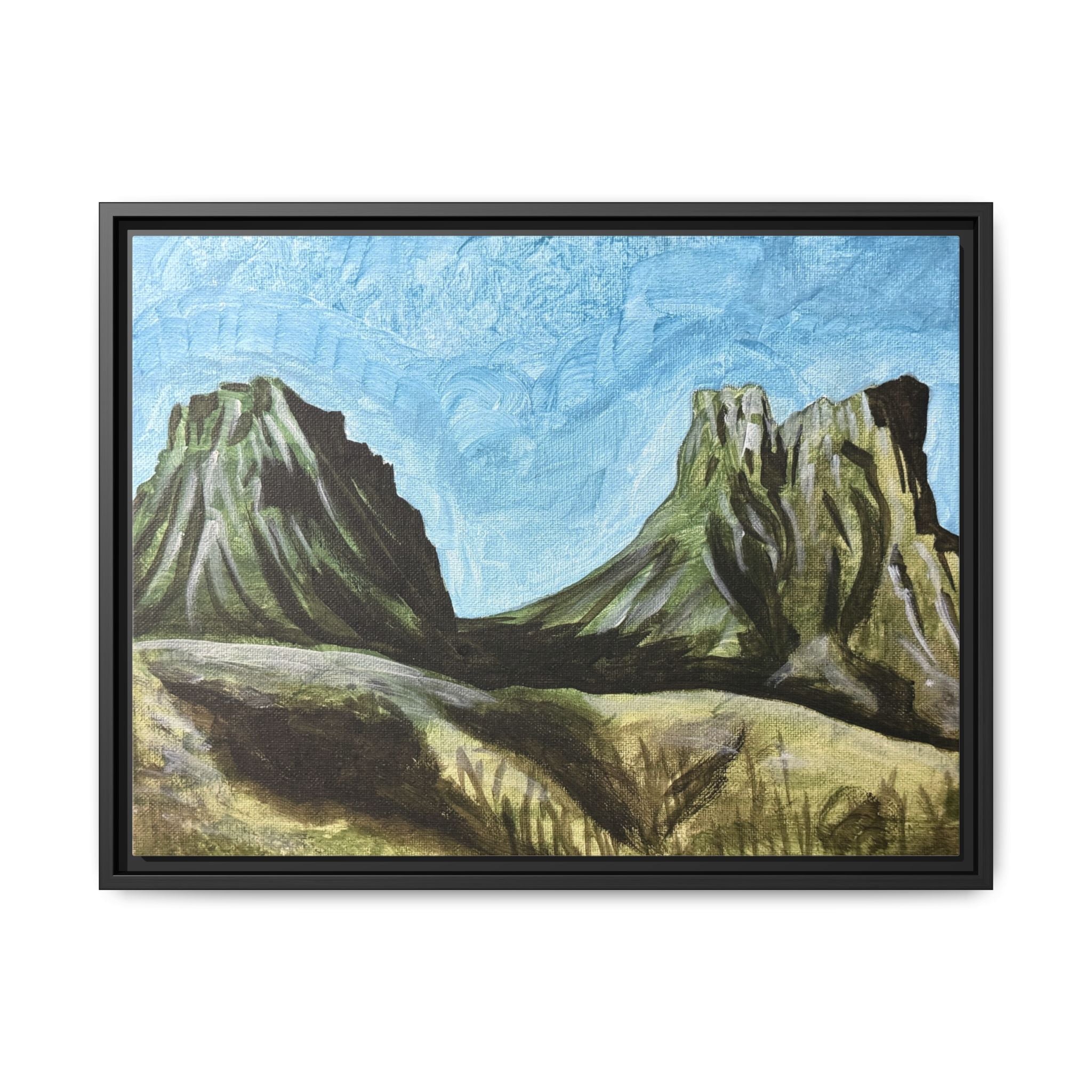 Kearny, Arizona - Day 90 - Pushing The Art Framed Canvas