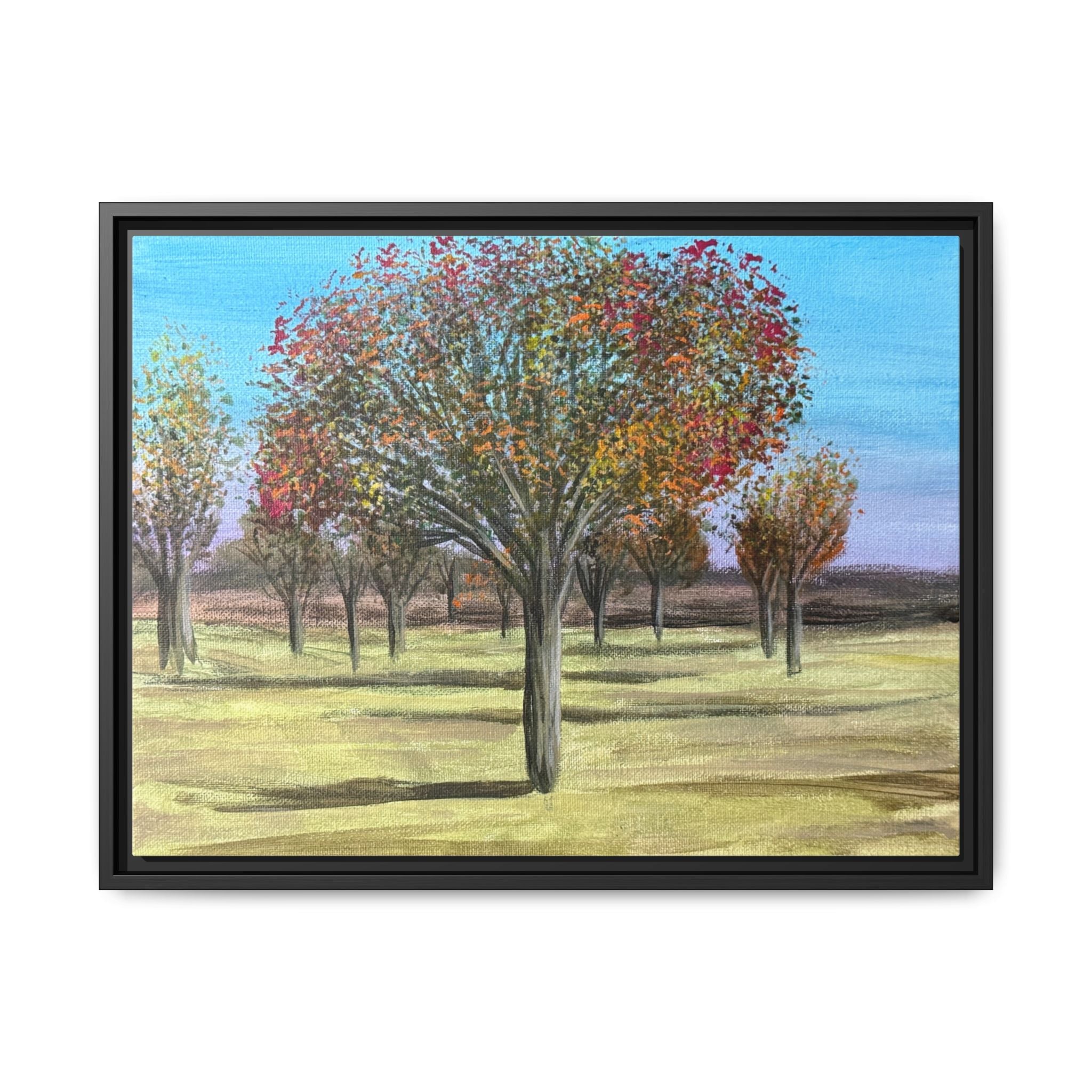 Lubbock, Texas - Day 62 - Pushing The Art Framed Canvas