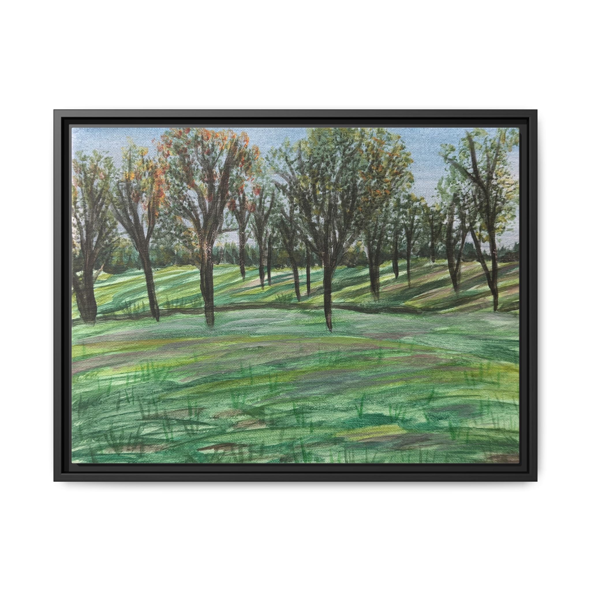 Russellville, Arkansas - Day 42 - Pushing The Art Framed Canvas