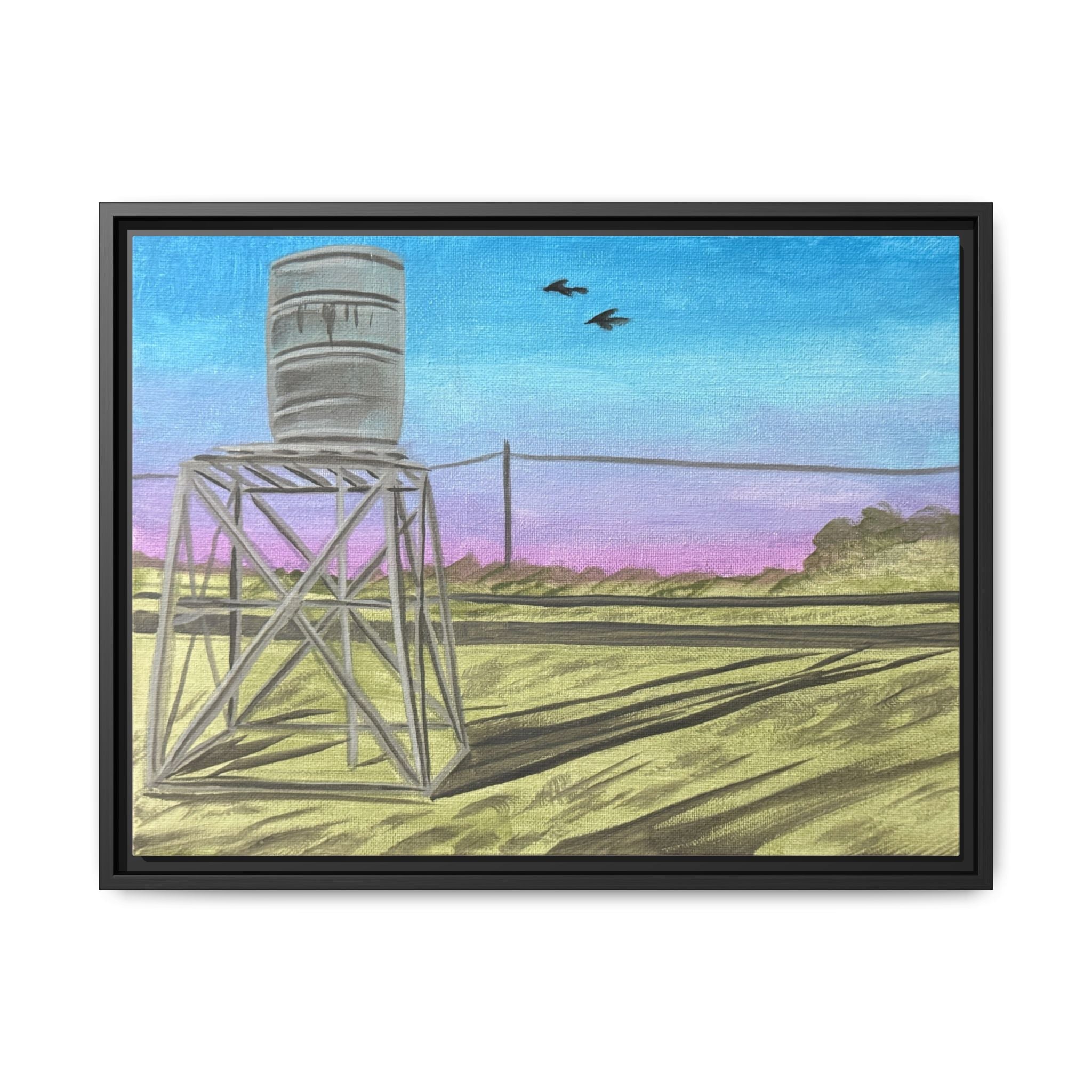 Seminole, Texas - Day 65 - Pushing The Art Framed Canvas