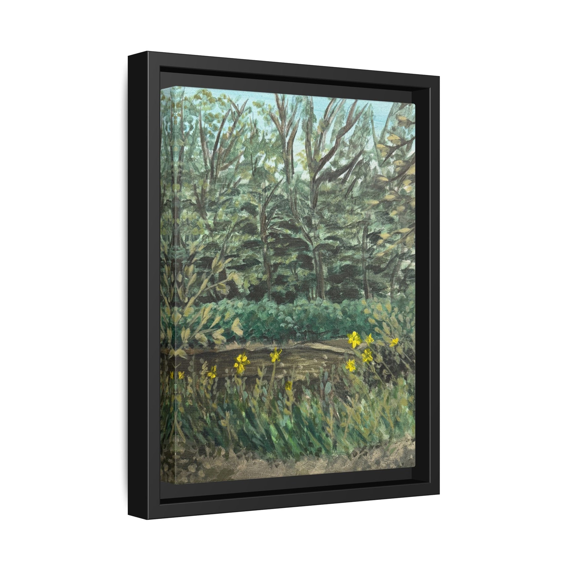 Rock Creek Park, DC - Day 7- Pushing The Art Framed Canvas