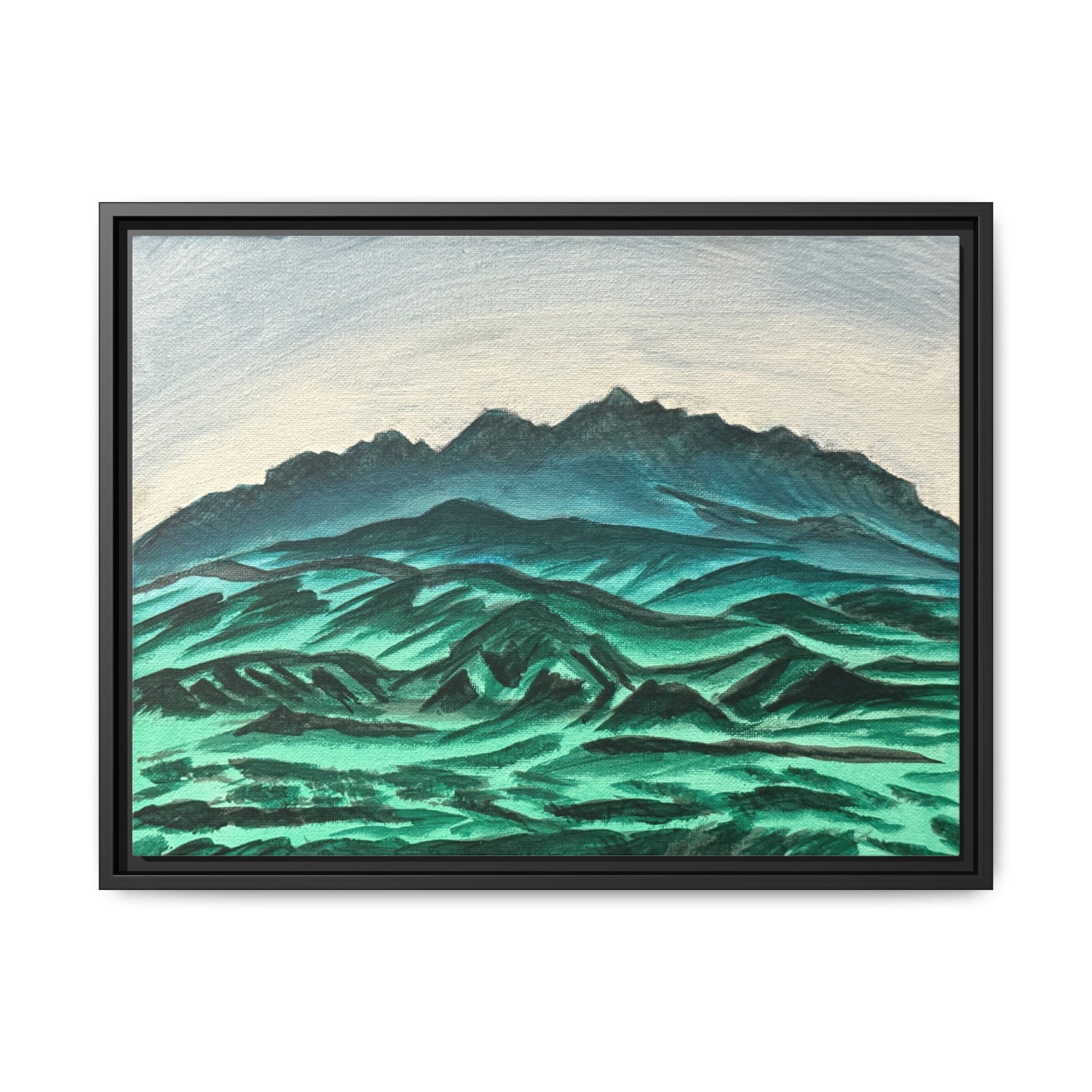 Bylas, Arizona - Day 86 - Pushing The Art Framed Canvas