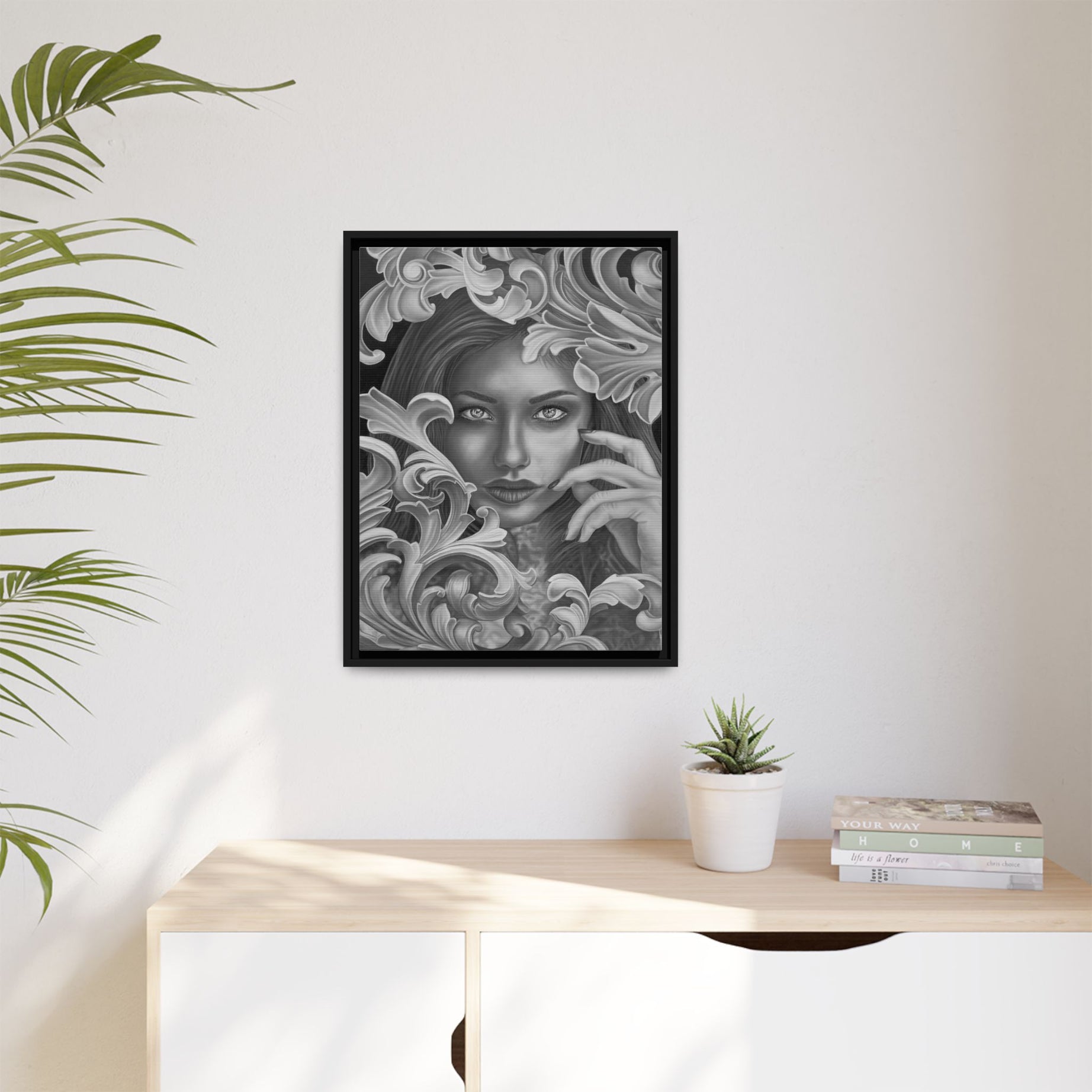 Silent Persuasion Framed Canvas