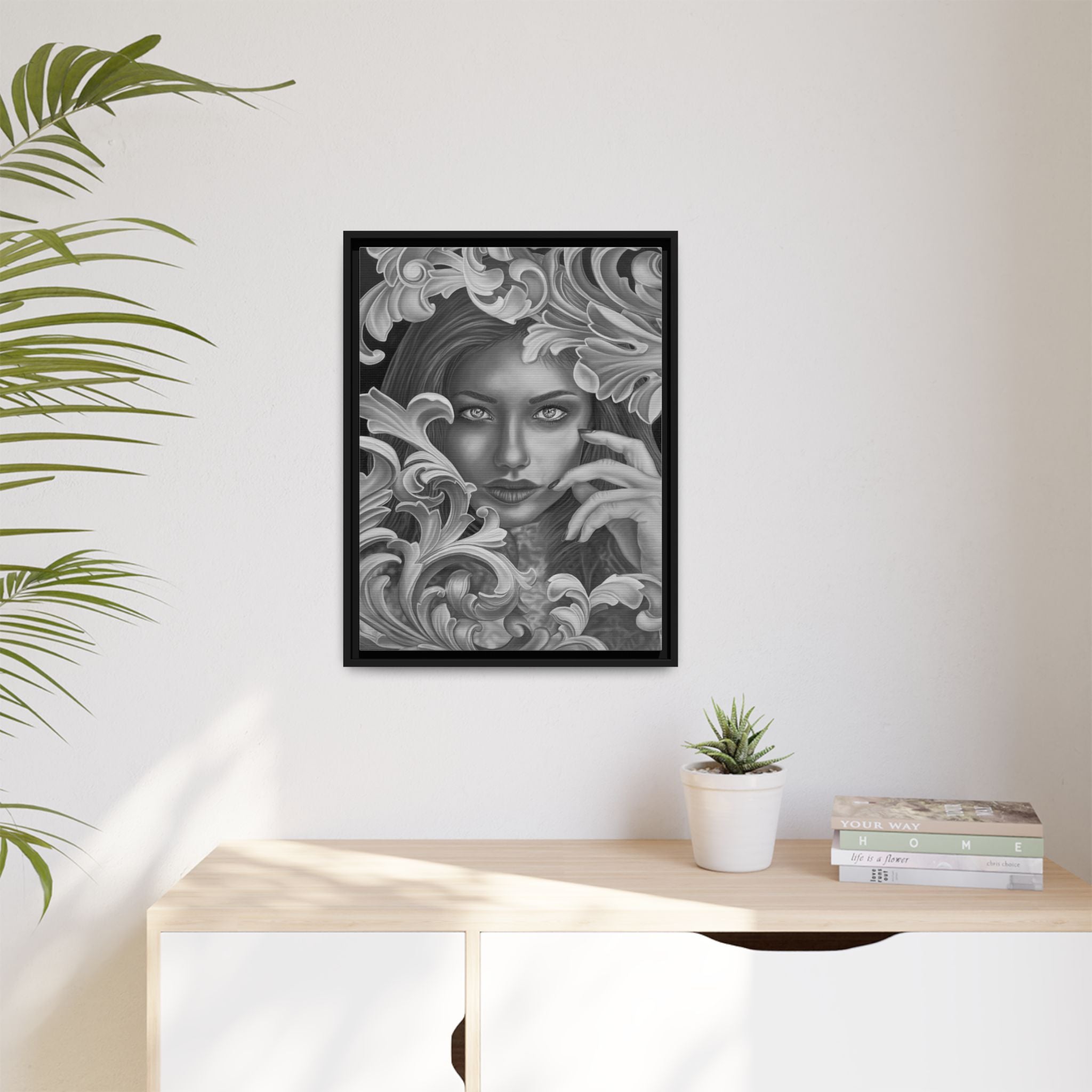 Silent Persuasion Framed Canvas