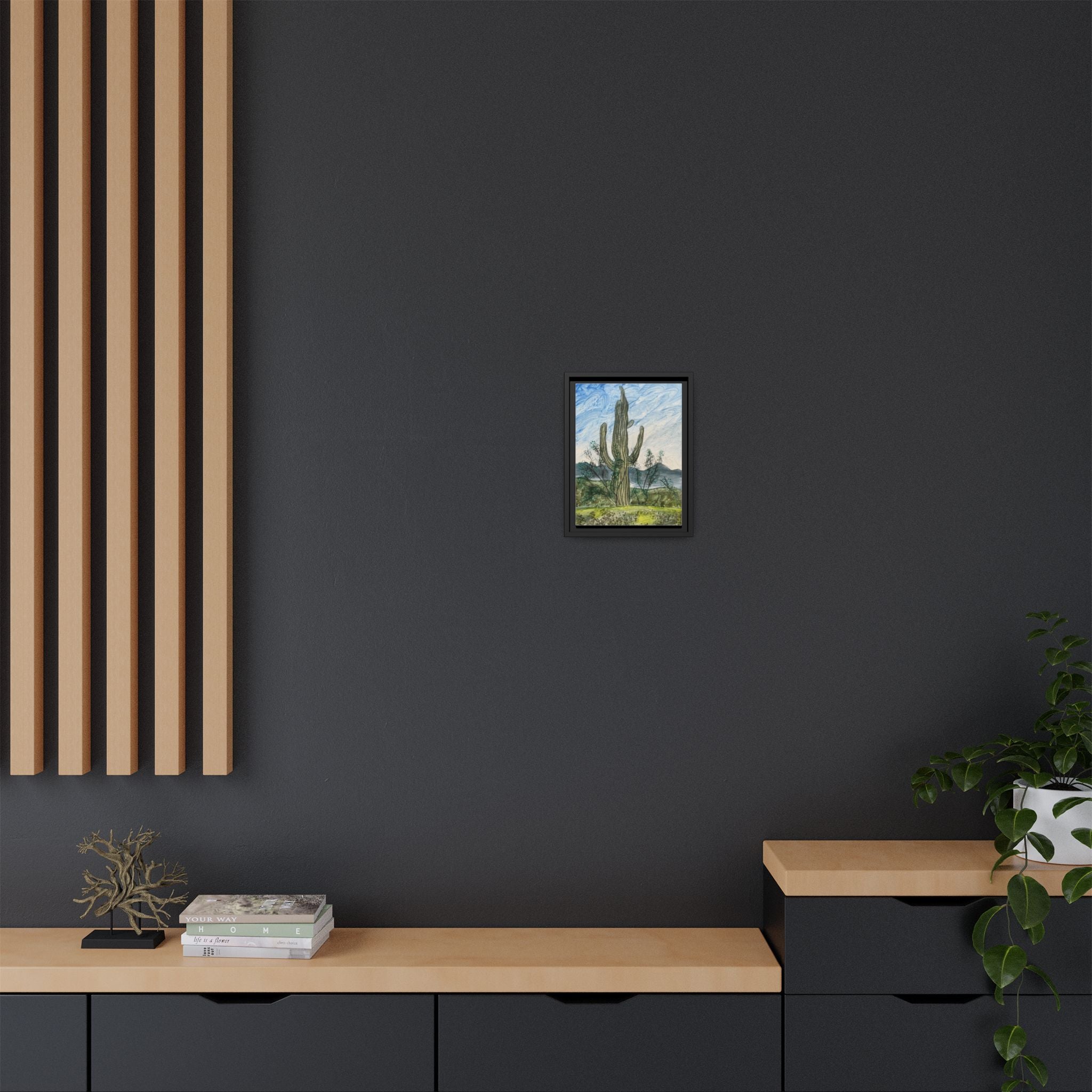 Winkelman, Arizona - Day 89 - Pushing The Art Framed Canvas