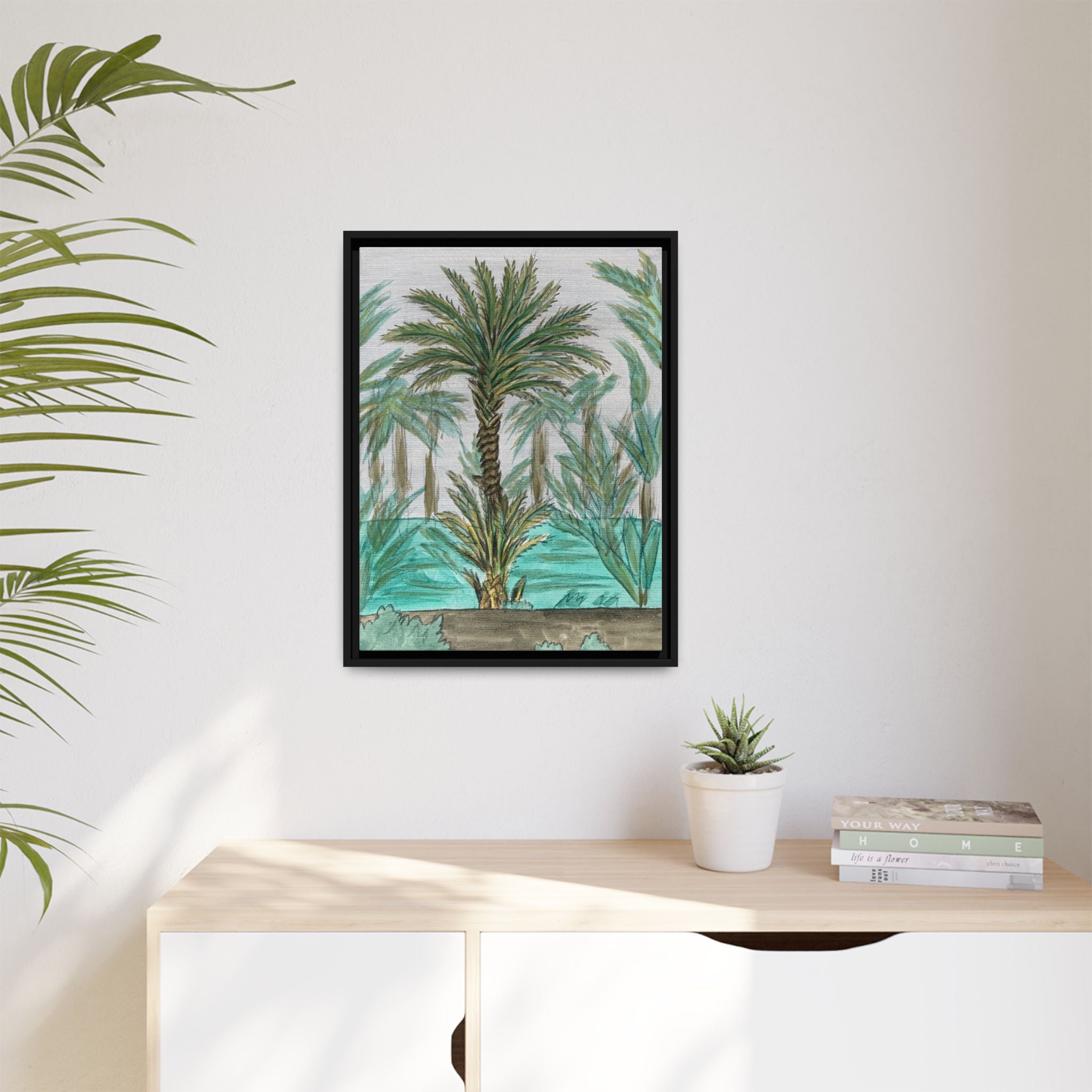 Dateland, Arizona - Day 95 - Pushing The Art Framed Canvas